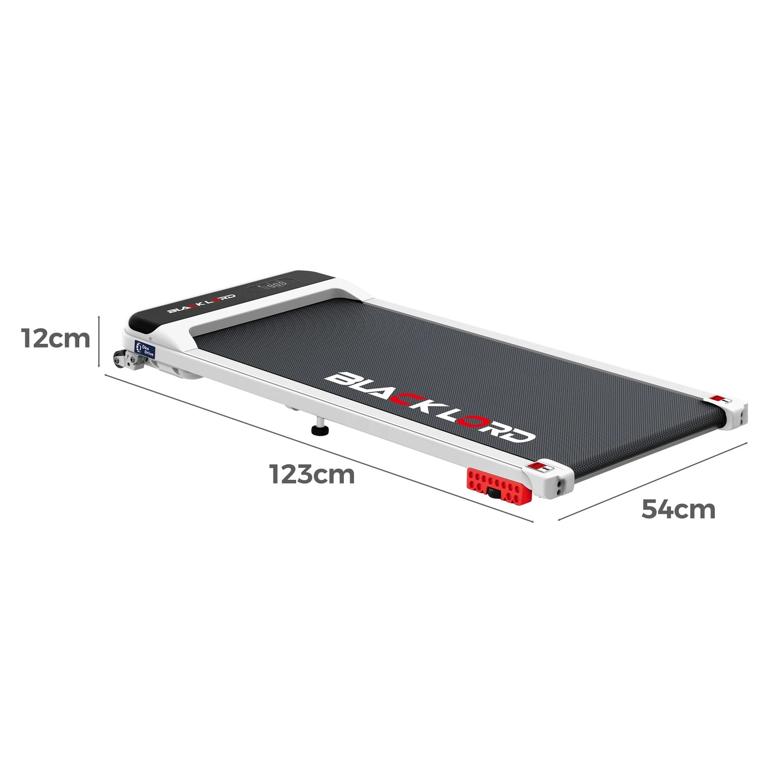 9 Black Lord Treadmill Incline Walking Pad - White, 9 of 9