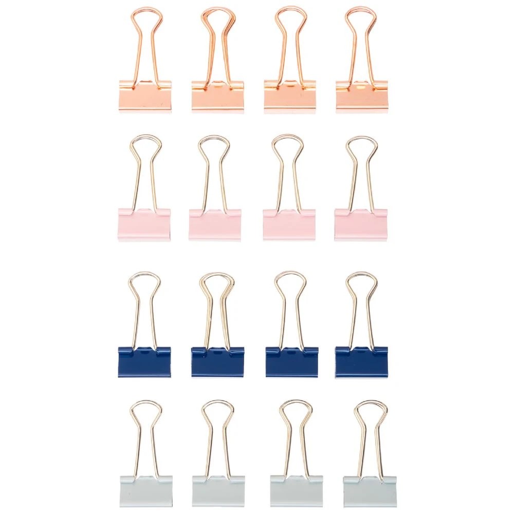 1 Otto Foldback Clips Assorted 16 Pack, 1 of 3