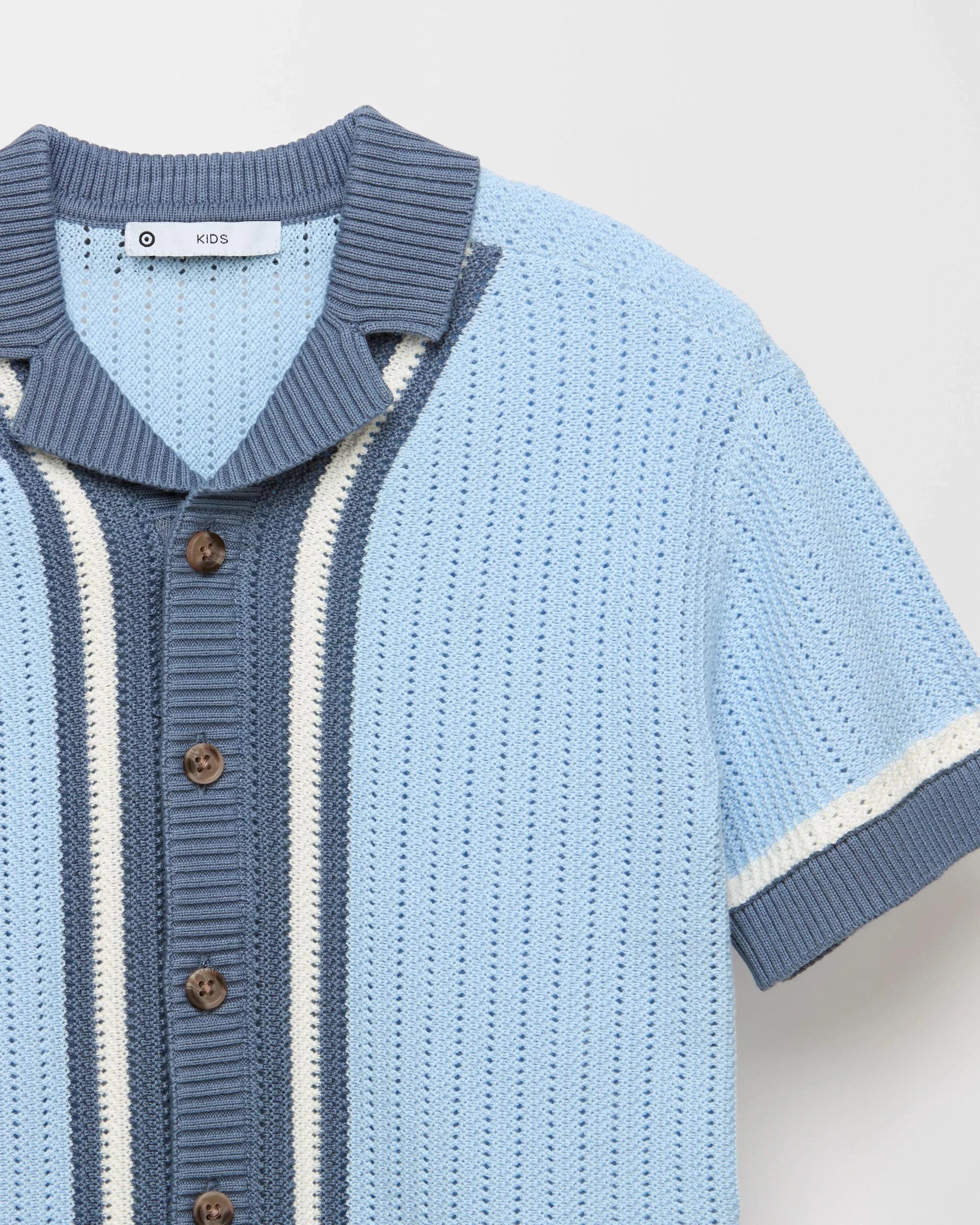 2 Target Australian Cotton Knit Shirt BLUE, 2 of 2