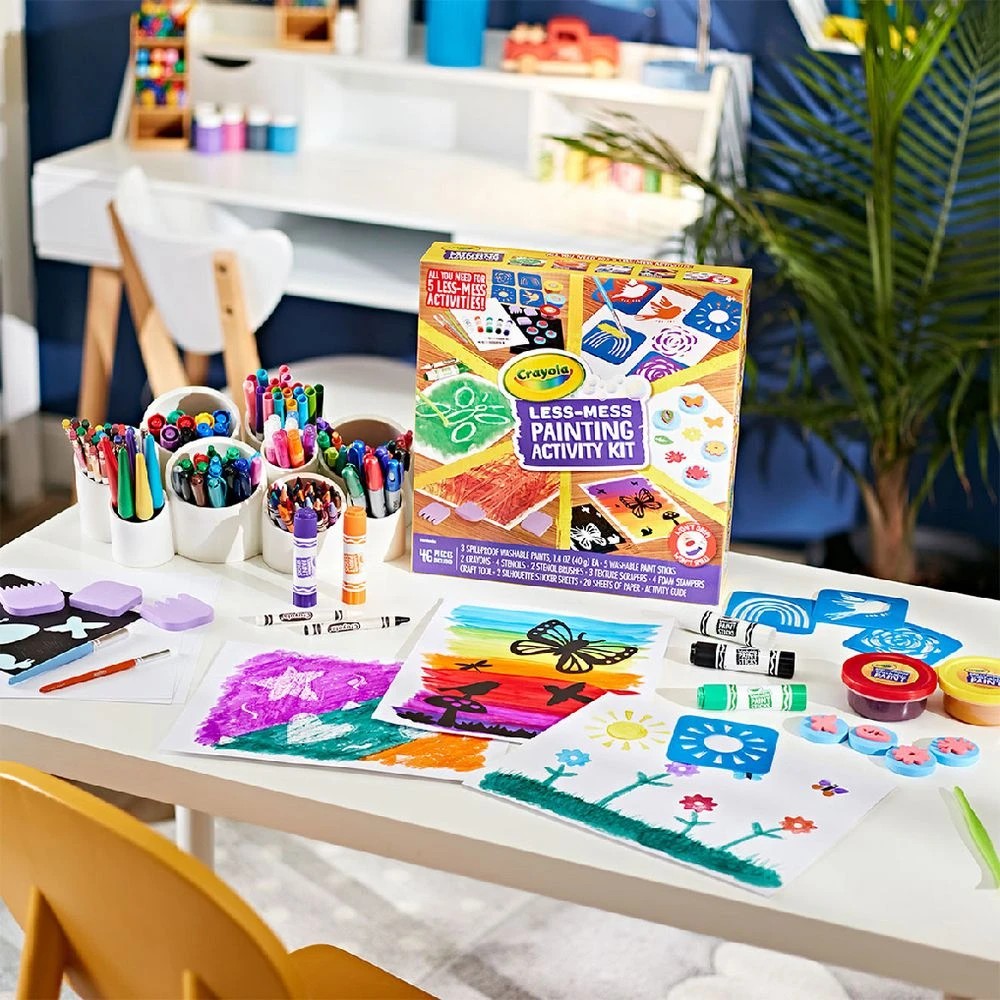 4 Crayola Creations Less Mess Painting Activity Kit, 4 of 4
