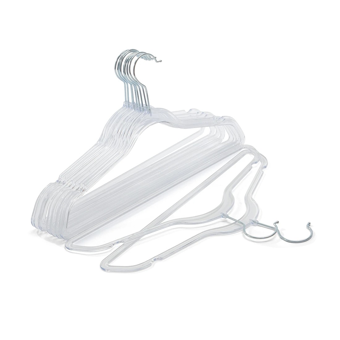 3 12 Pack Clear Hangers, 3 of 7