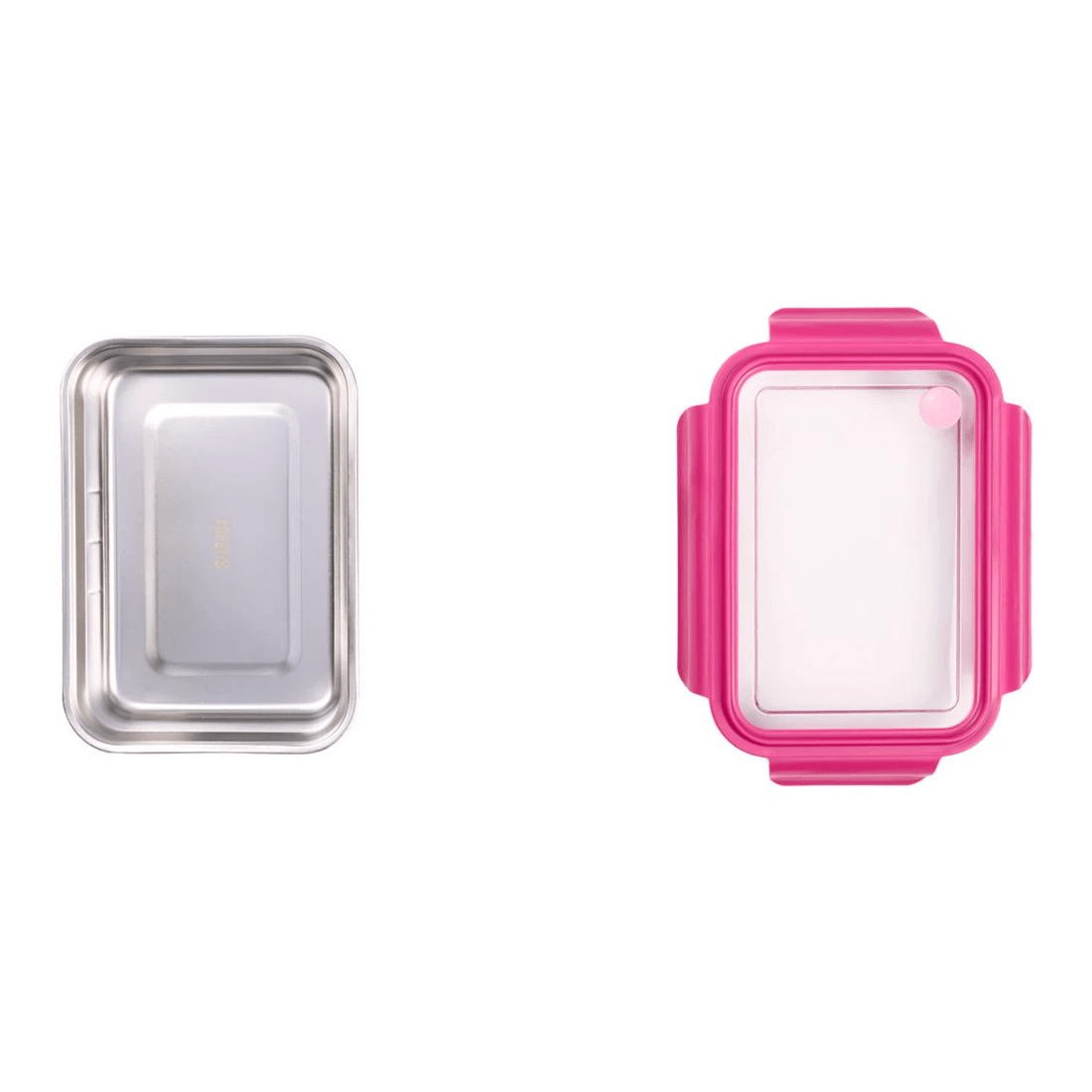 4 Studymate Stainless Steel Bento Box Pink, 4 of 5