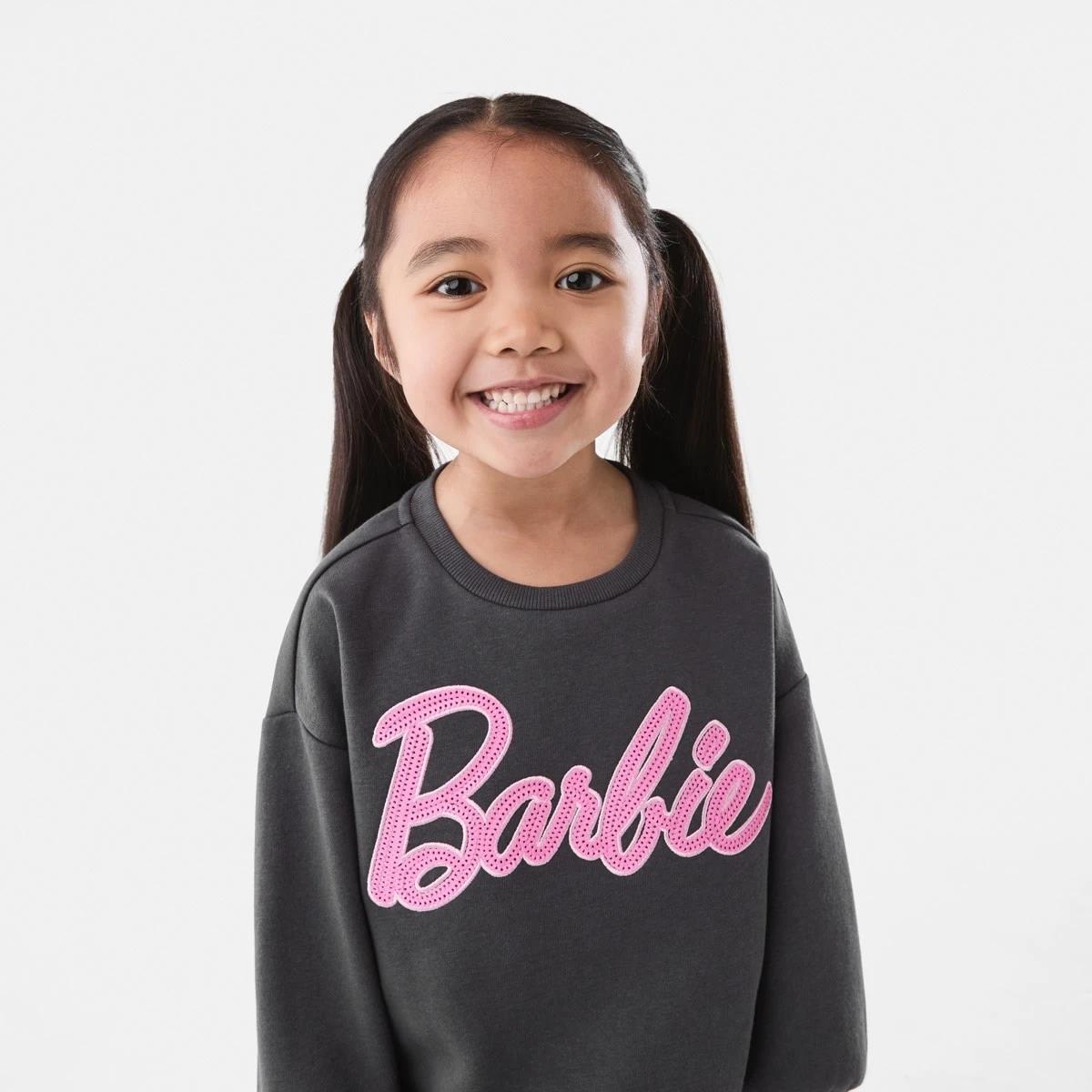 3 Barbie License Oversized Crew Neck Sweatshirt Barbie, 3 of 8