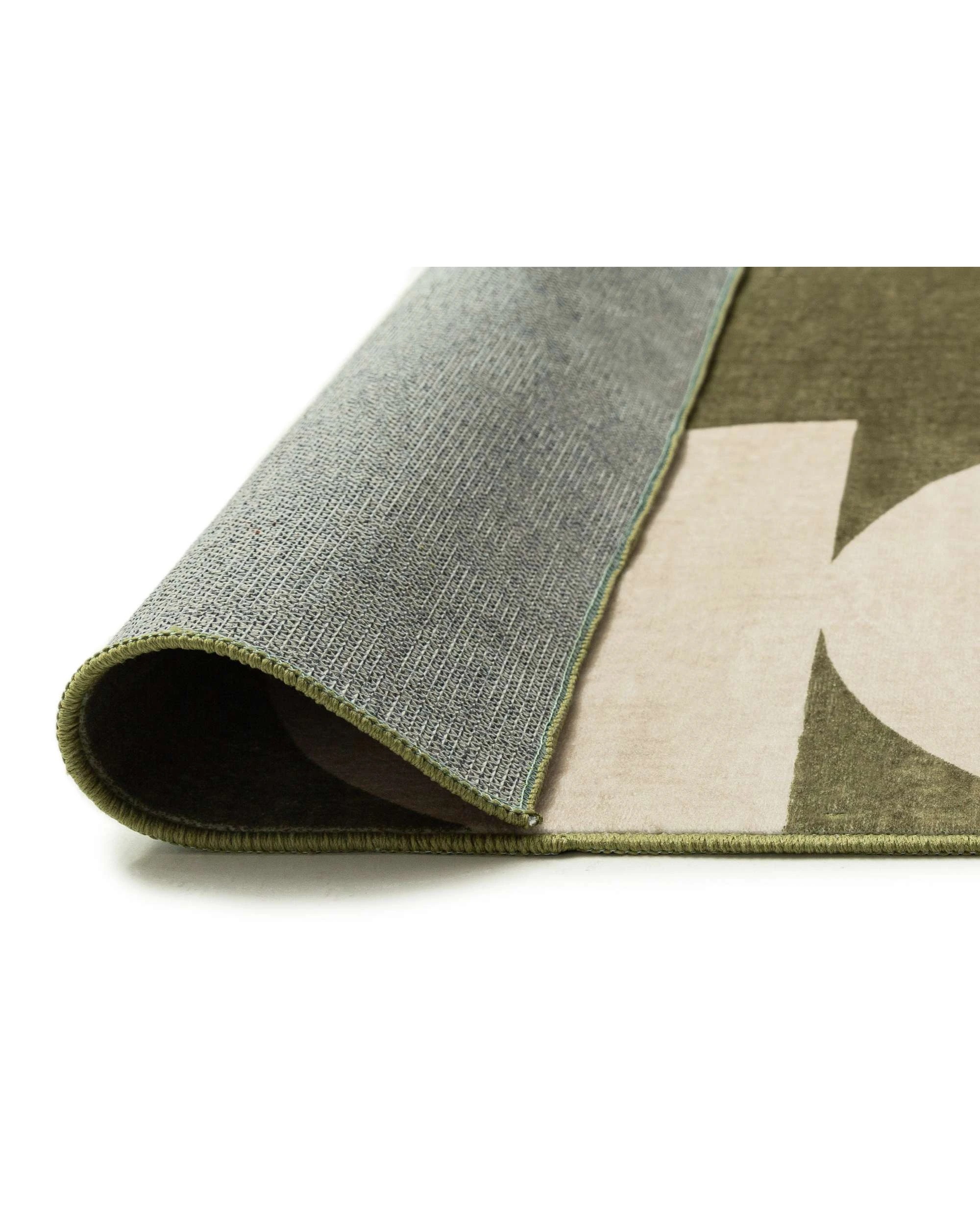5 Loopsie Moneo Geometric Washable Rug-290cm x 190cm - Green, 5 of 8