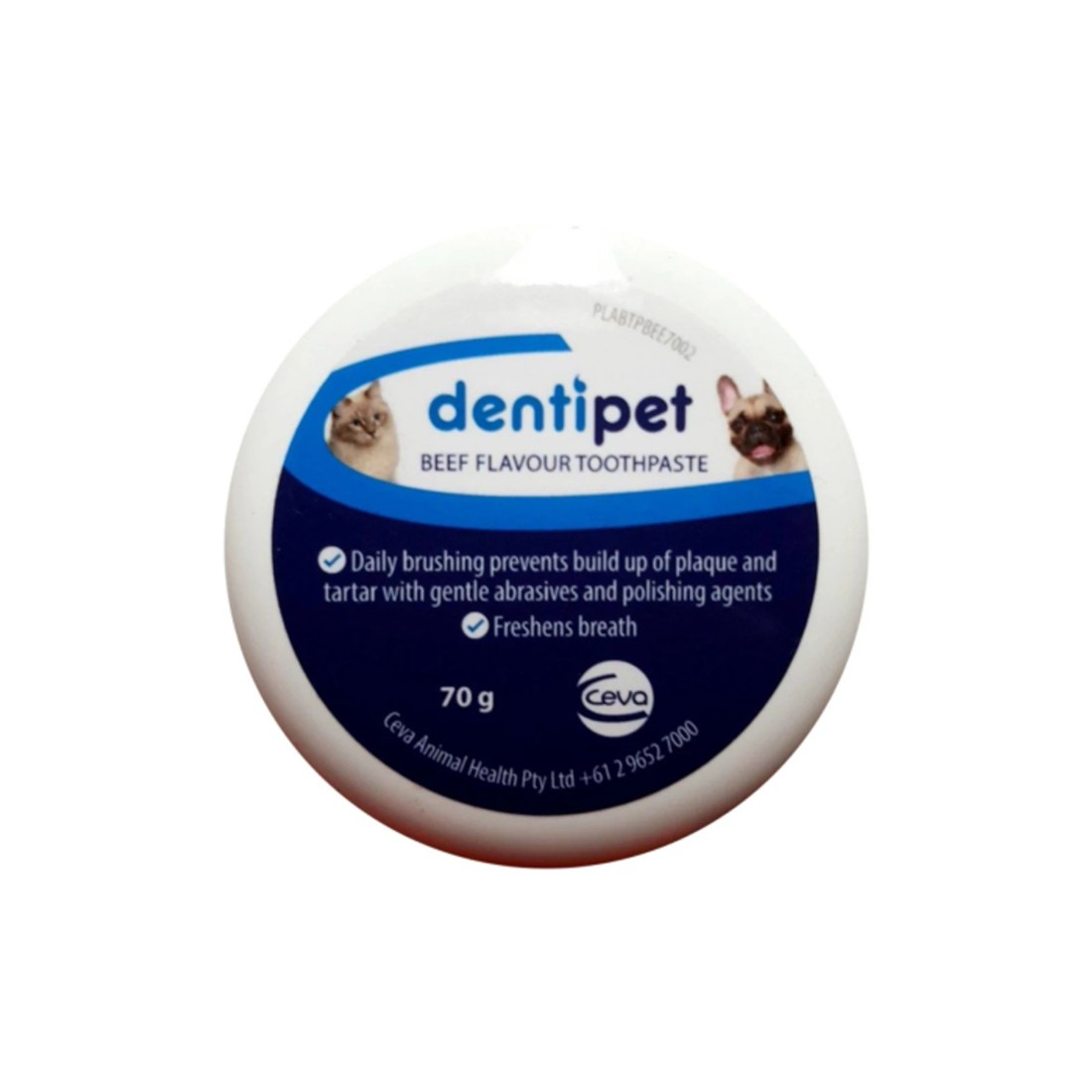 1 Dentipet Toothpaste (70g) For Dogs And Cats - Dentipet Beef Flavoured Toothpaste, 1 of 2