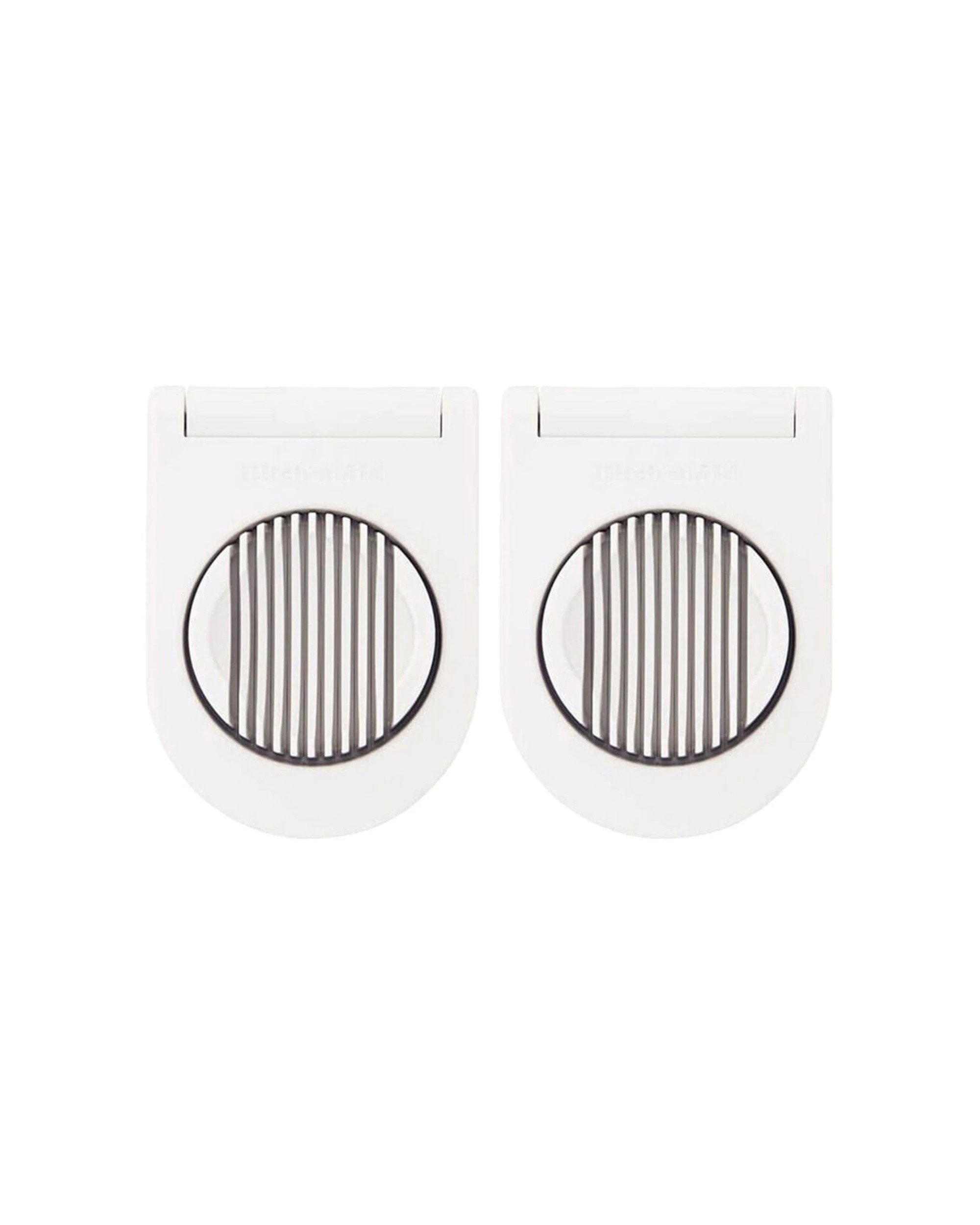 1 KitchenAid Universal Essential Cheese Boiled Egg Slicer 2PK Non-Slip Base - White, 1 of 6