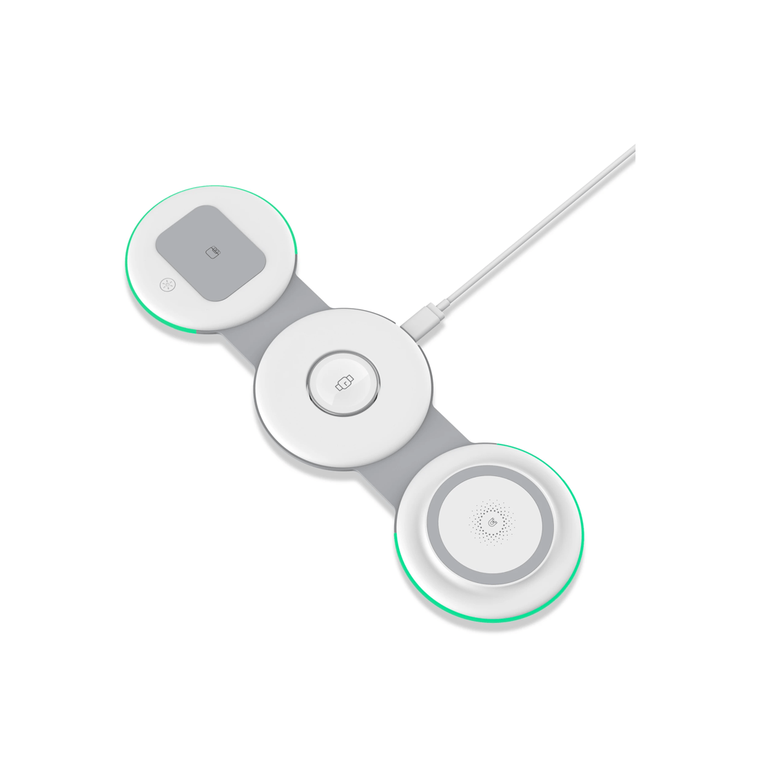 4 TODO 3 in 1 Wireless Phone Charger 15W Fast Charge Earphone Watch Magnetic Charge, 4 of 8