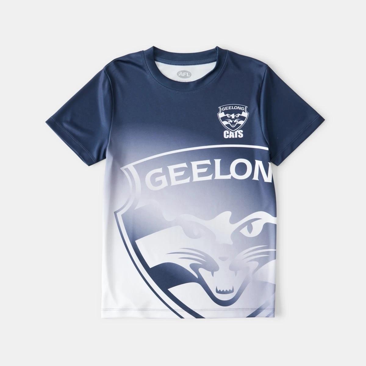 9 Official AFL Kids Training T-shirt Geelong, 9 of 10
