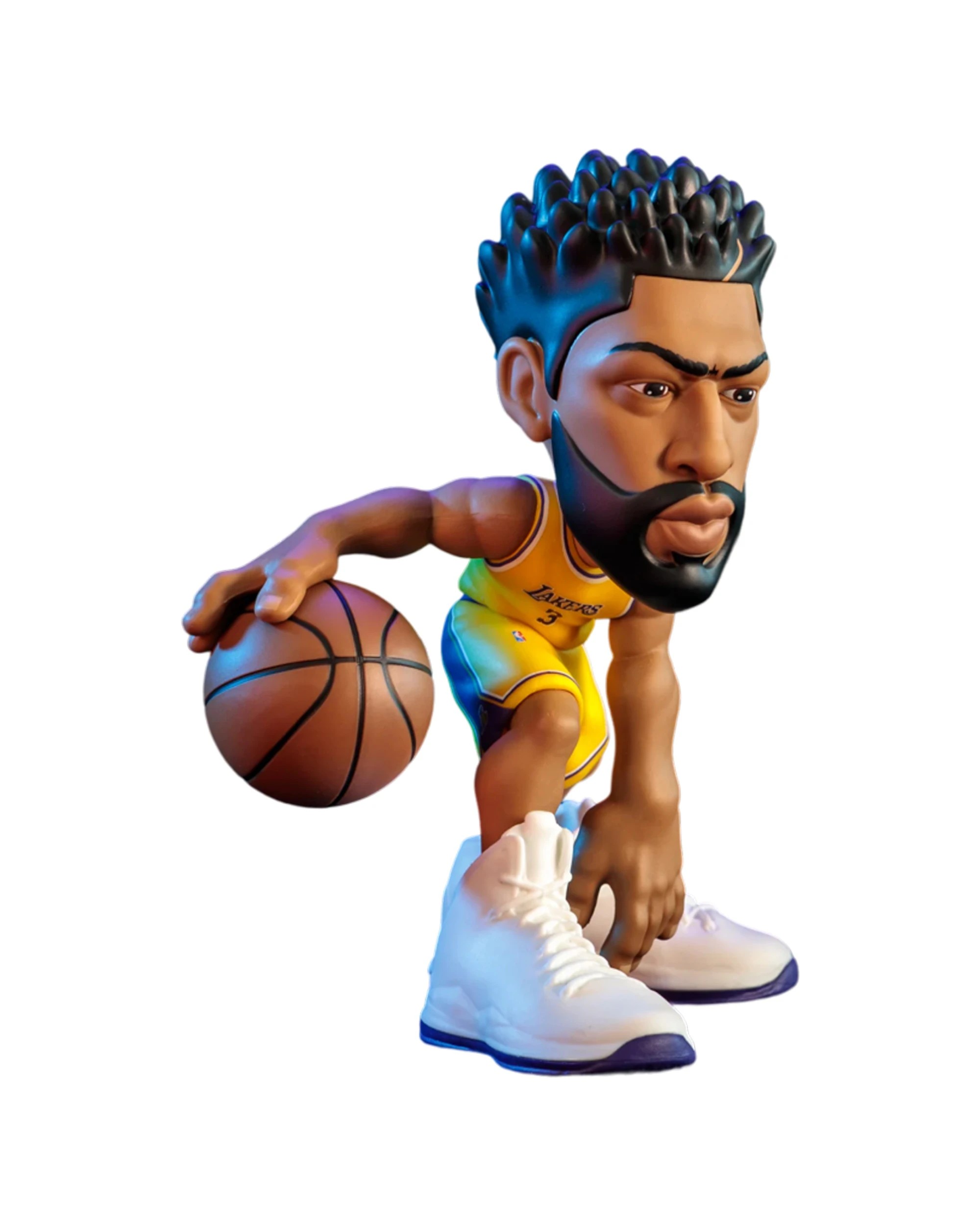 1 NBA Basketball Anthony Davis Los Angeles Lakers Minis Figure Toy 6in Limited - Multi, 1 of 3