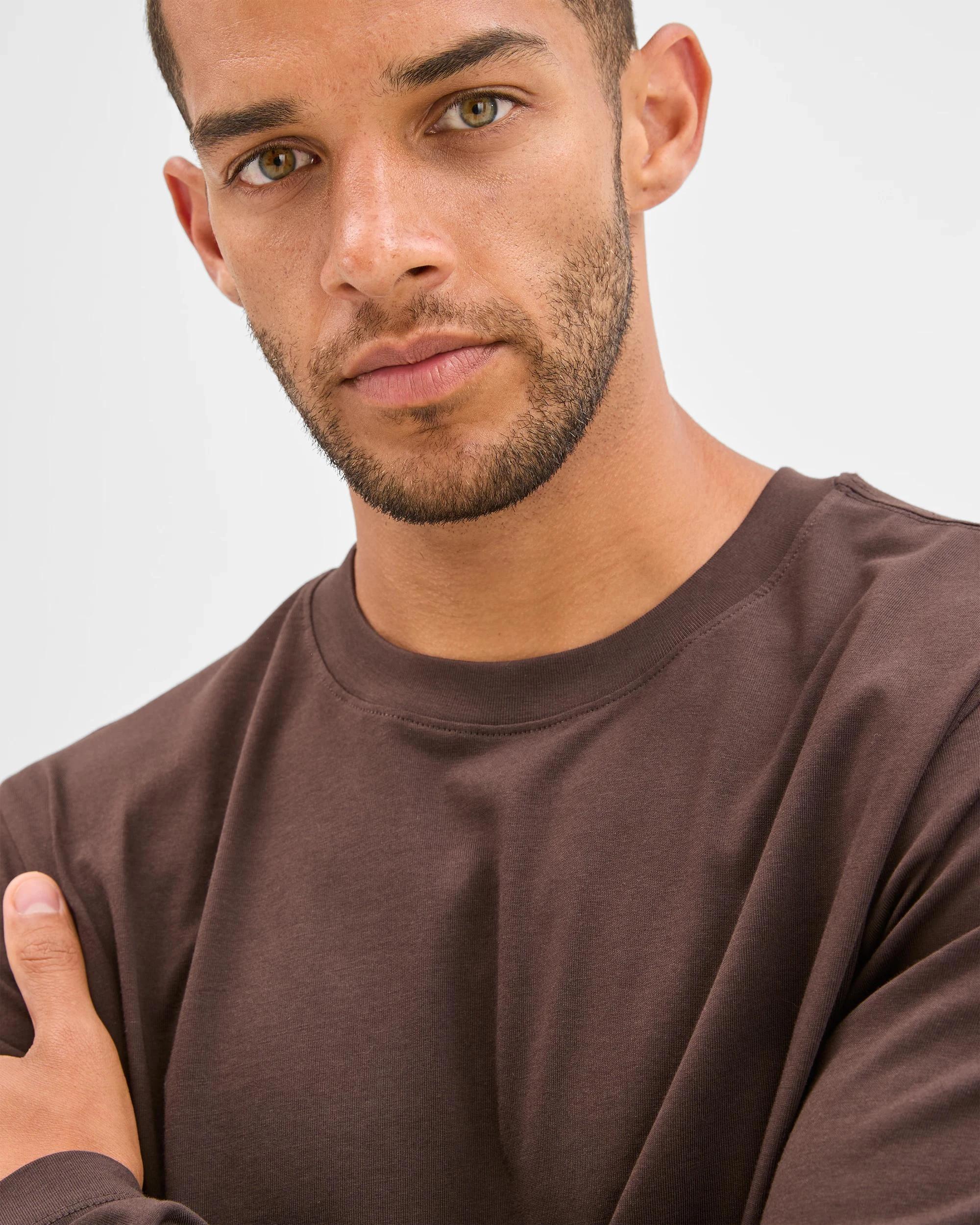 4 Target Australian Cotton Long Sleeve T-Shirt CHOC TORTE, 4 of 4