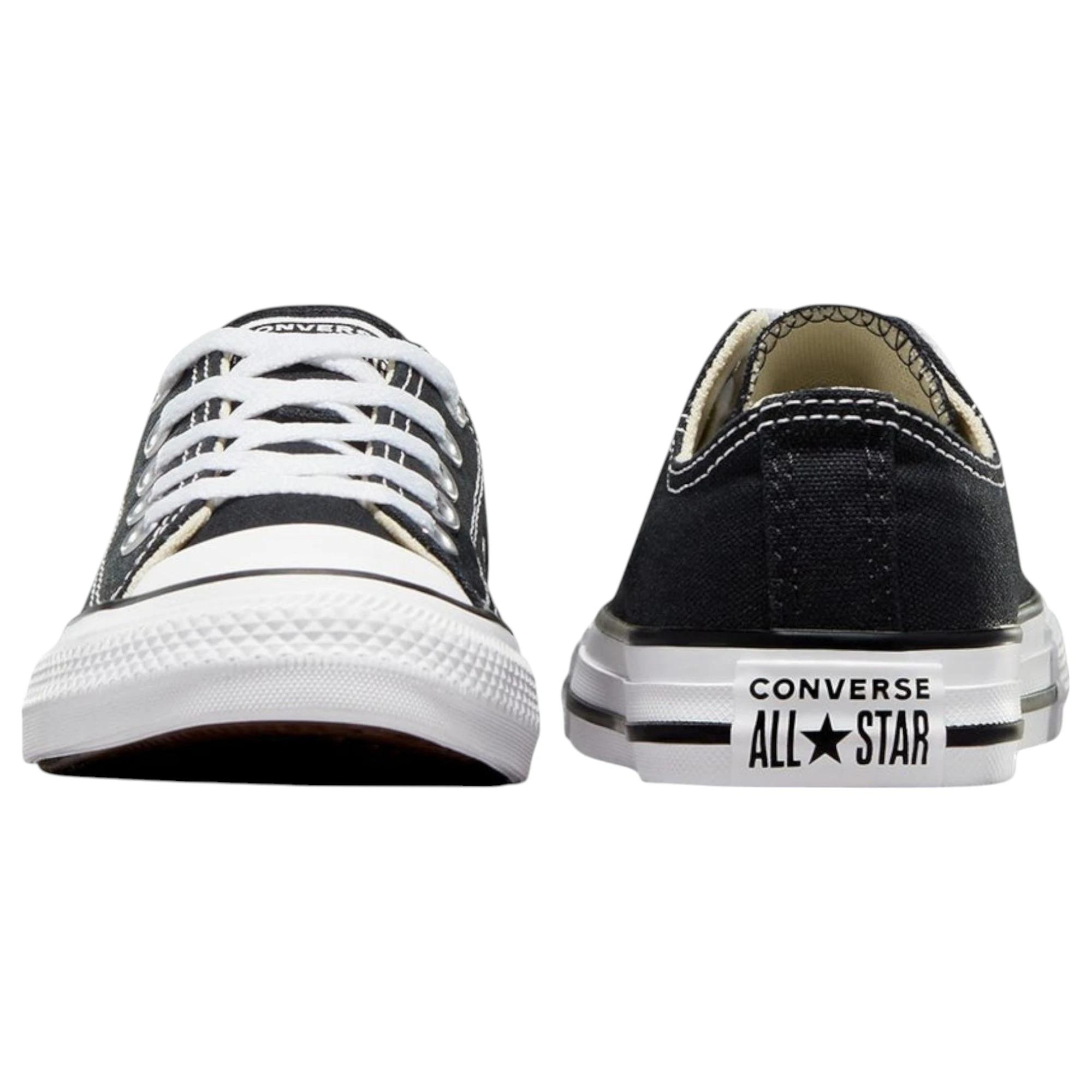 3 Converse Unisex Kids Chuck Taylor All Star Low Top Casual Shoes BLACK, 3 of 7