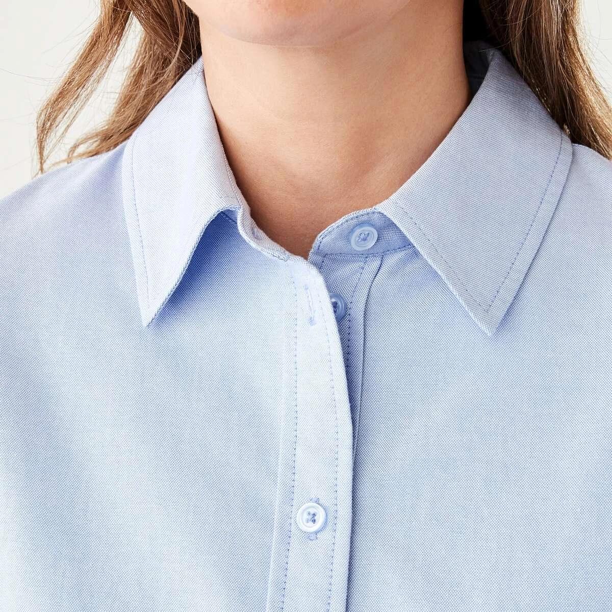 6 Long Sleeve Oxford Shirt DAYTIME BLUE, 6 of 8