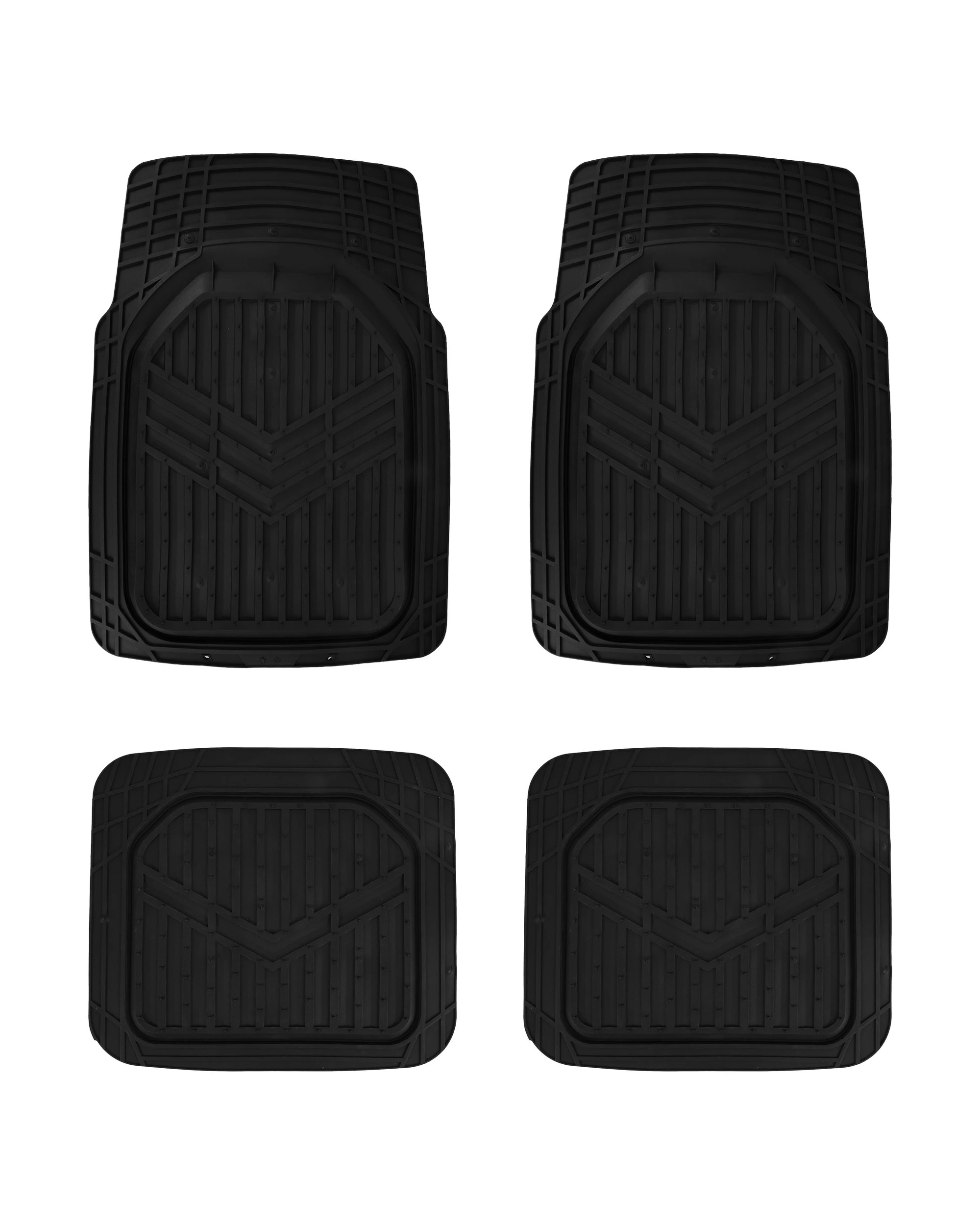 3 4 Pack Deep Dish Car Mats, 3 of 8