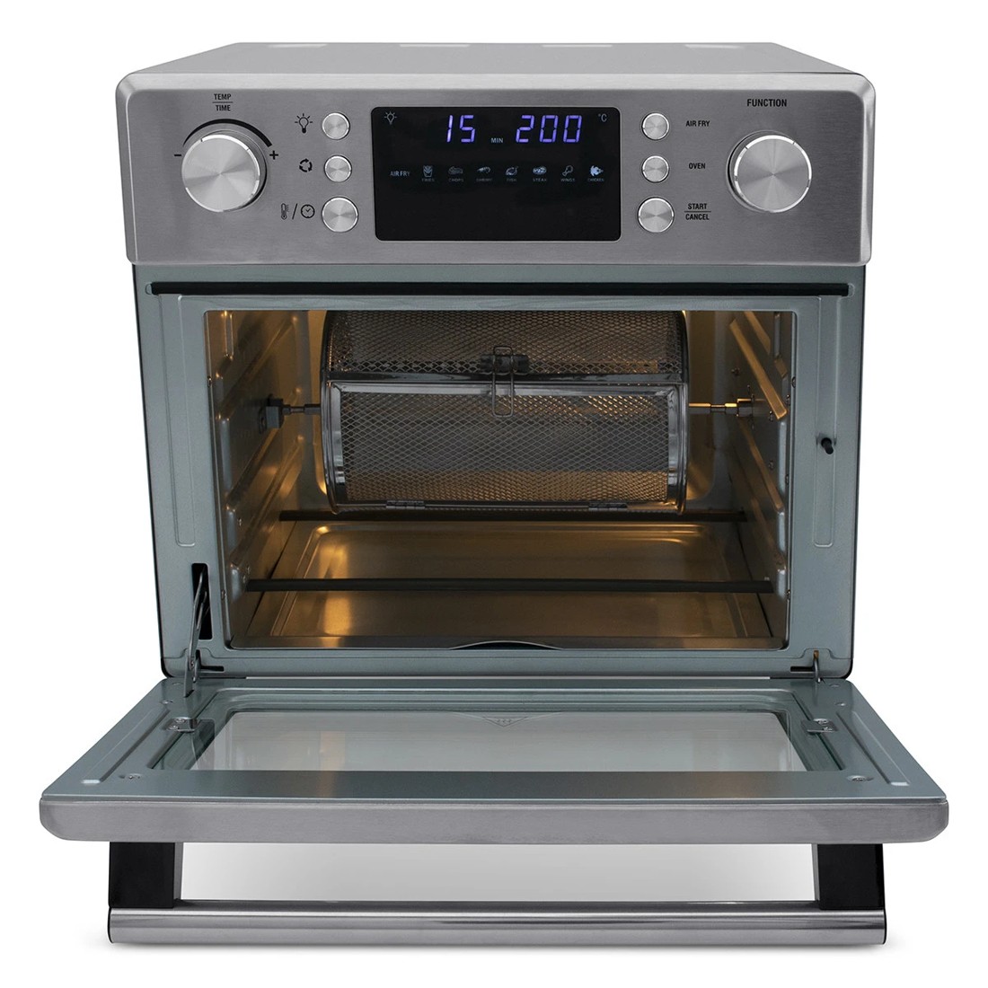 3 25L Air Fryer and Oven - Silver, 3 of 9