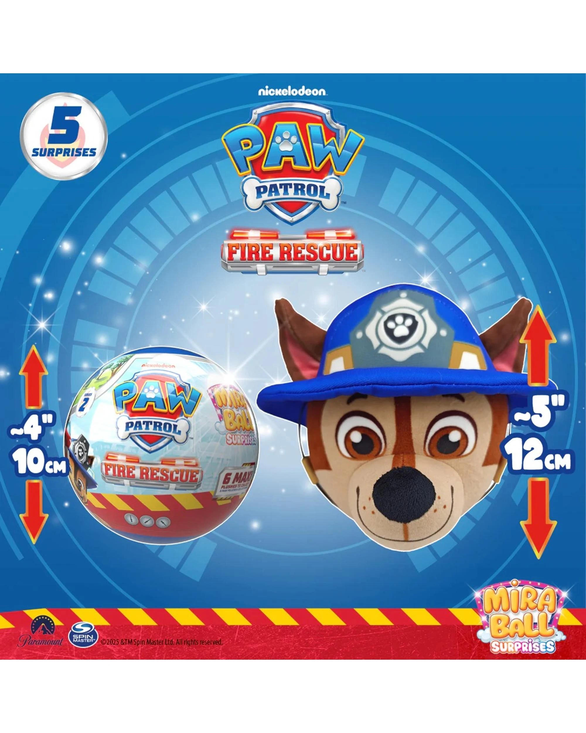 5 Miraball Surprises Paw Patrol Plush Blind Ball, 5 of 7
