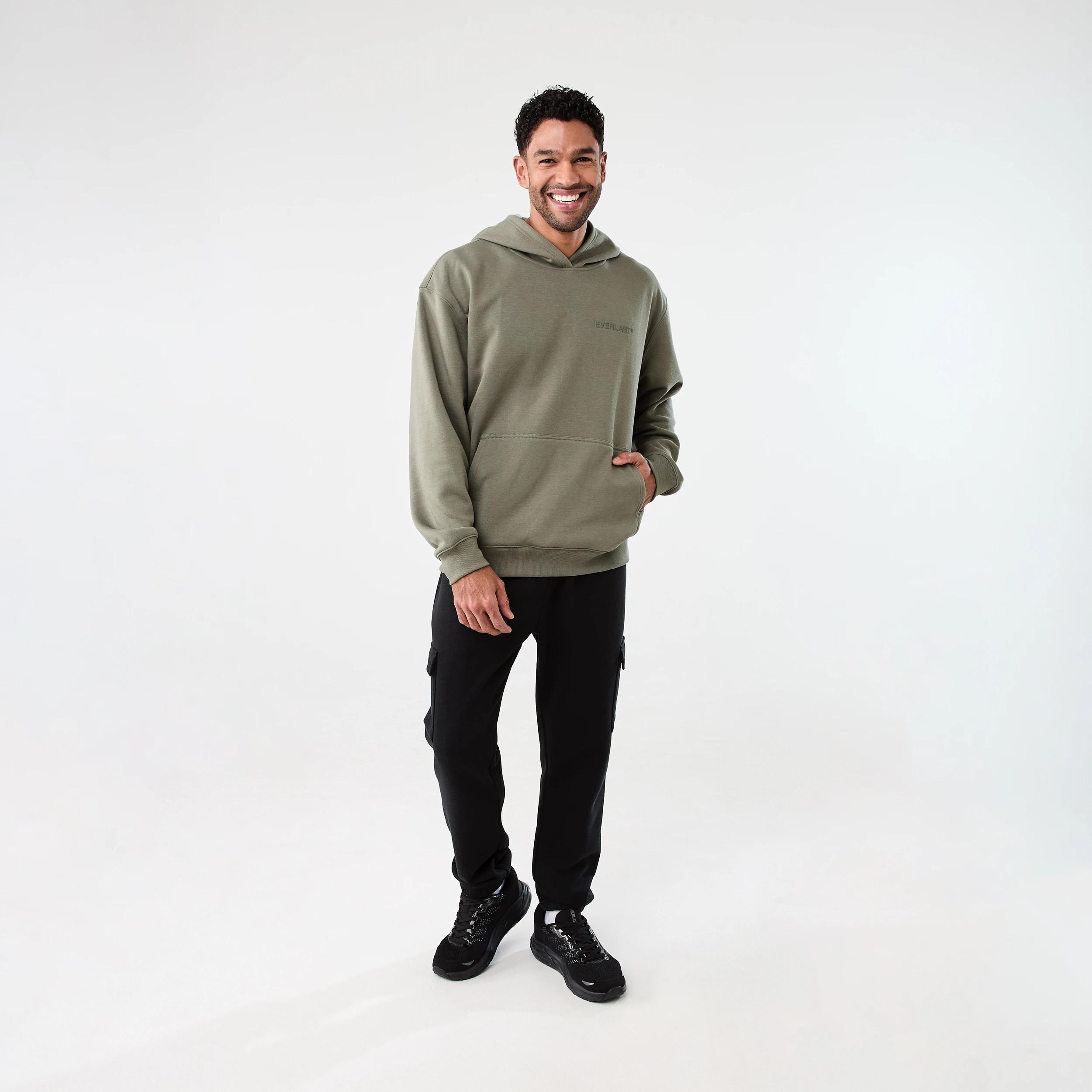 8 Everlast Mens Oversized Hoodie EVERLAST DRY HERB, 8 of 8