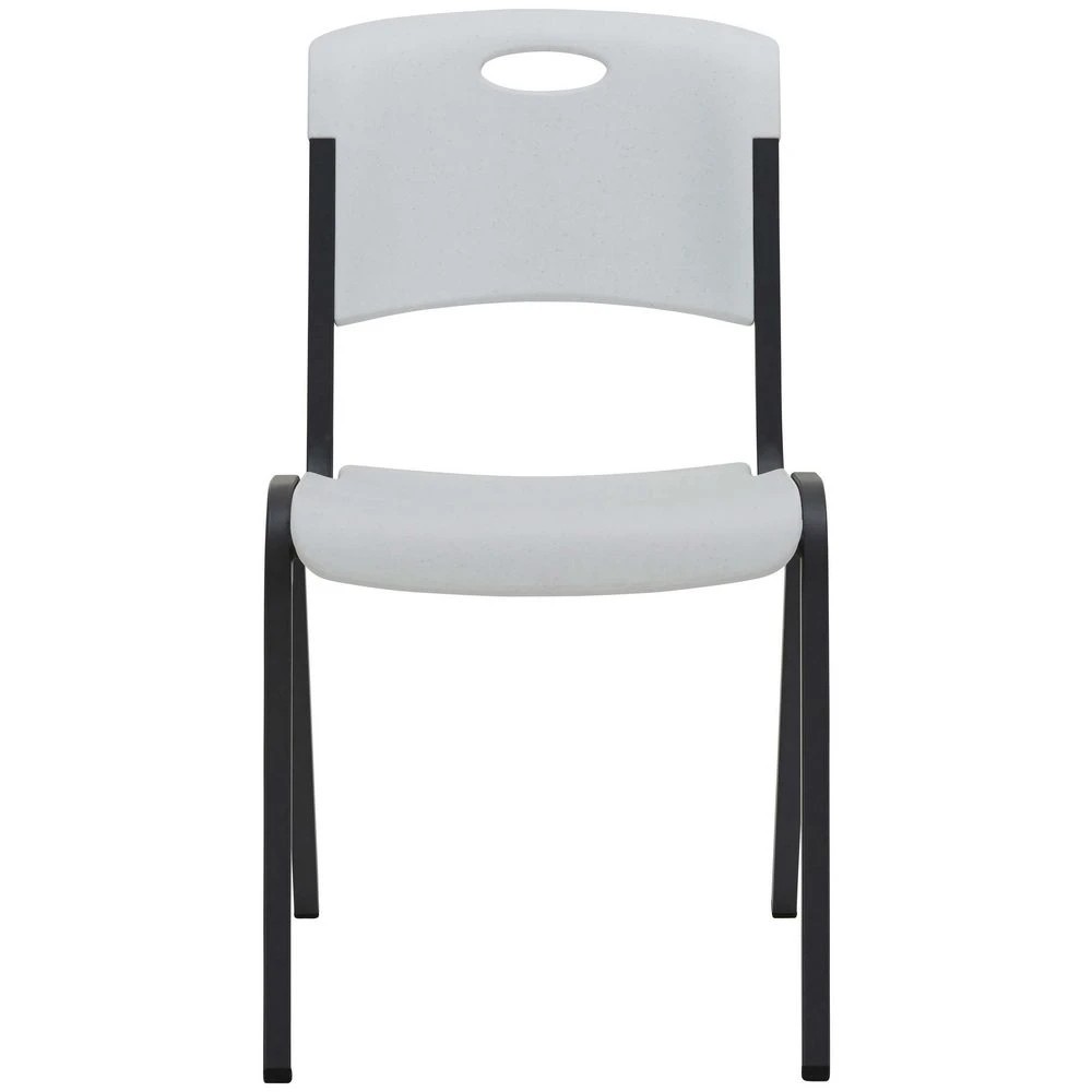 4 Lifetime Stacking Chair White Visitor Chairs and Stools, 4 of 10