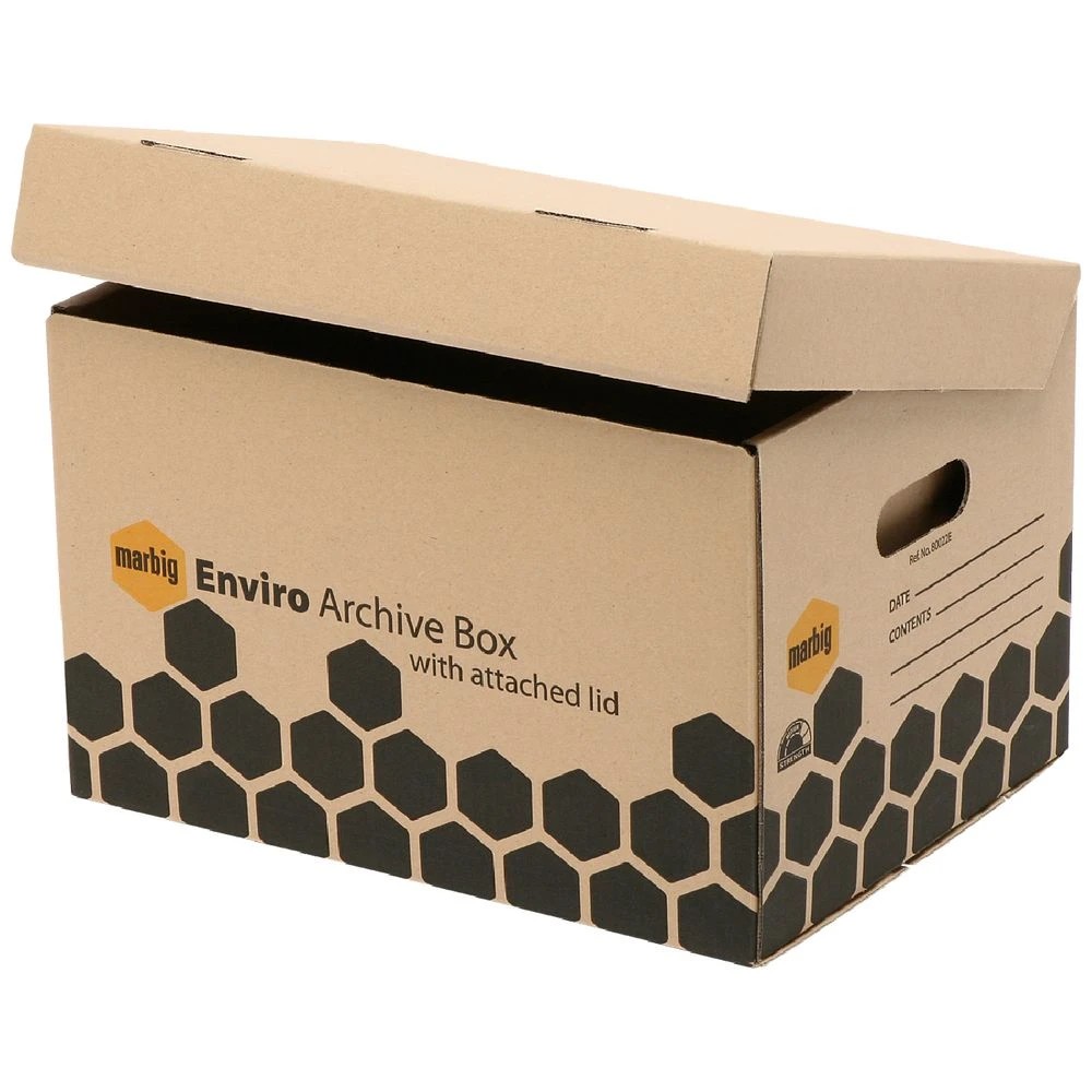 1 Marbig Enviro Standard Archive Box with Attached Lid 2 Pack, 1 of 1