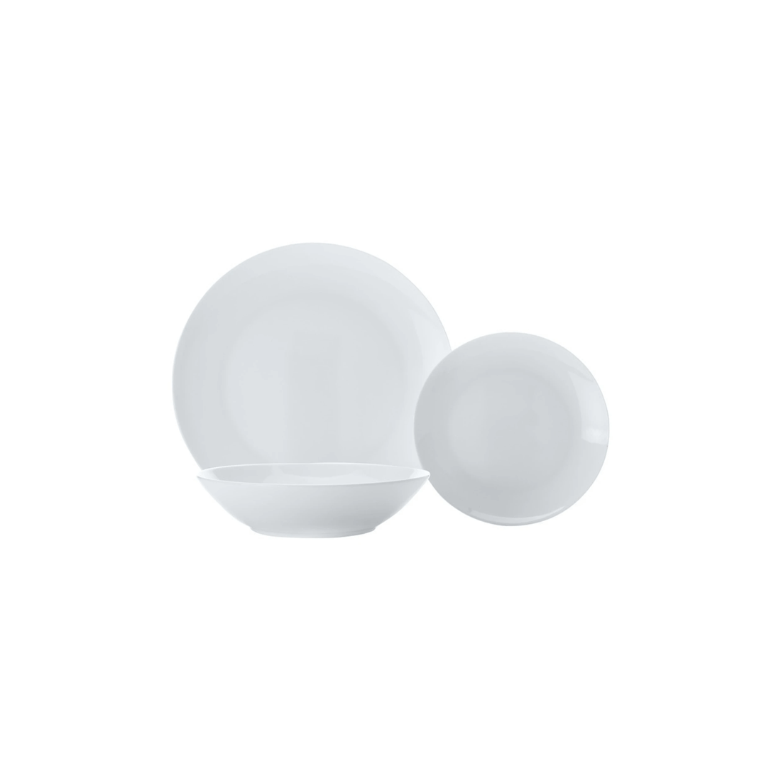 1 Maxwell & Williams 18 Piece Cashmere Coupe Dinner Set Gift Boxed Dinnerware
 - Plain, 1 of 3