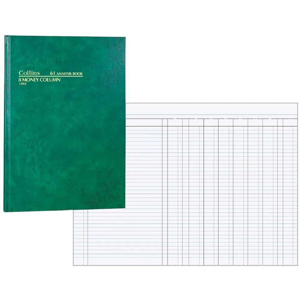1 Collins 61 A4 Analysis Book 8 Money Column, 1 of 1