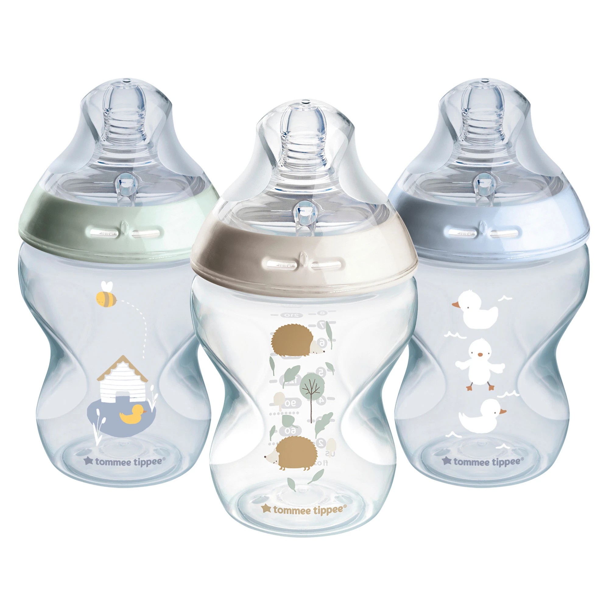 2 3 Pack Tommee Tippee Natural Start Decorated Baby Bottles, 2 of 8