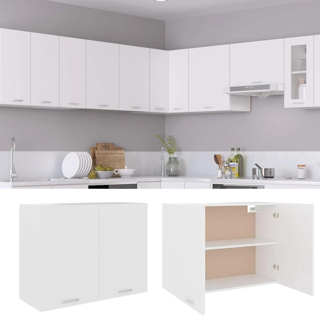 2 Vidaxl Kitchen Cabinets Kitchen Cabinet - White, 2 of 9