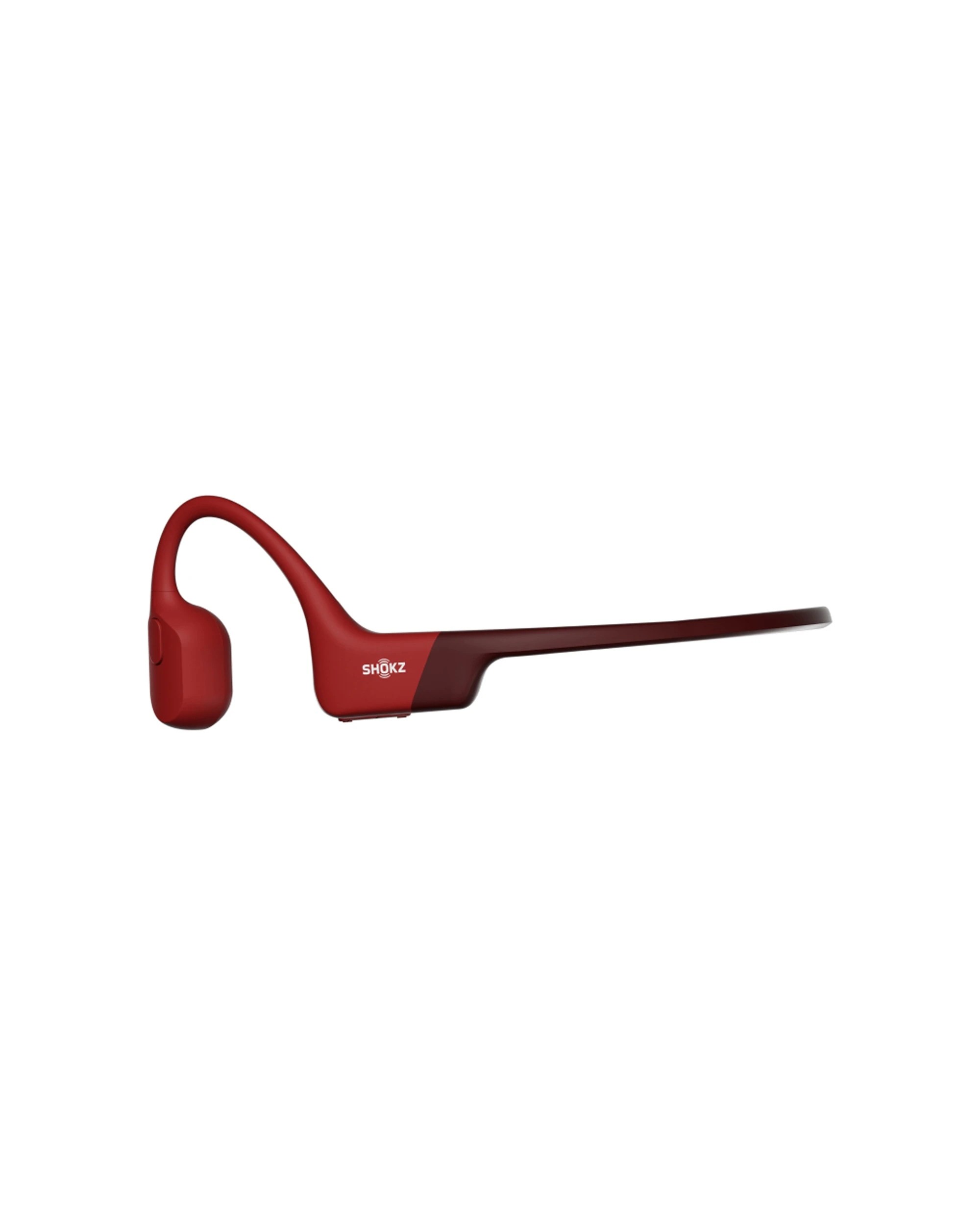 3 Shokz OpenRun Bone Conduction Headphones - Waterproof - Bluetooth - Open-Ear - Red, 3 of 4