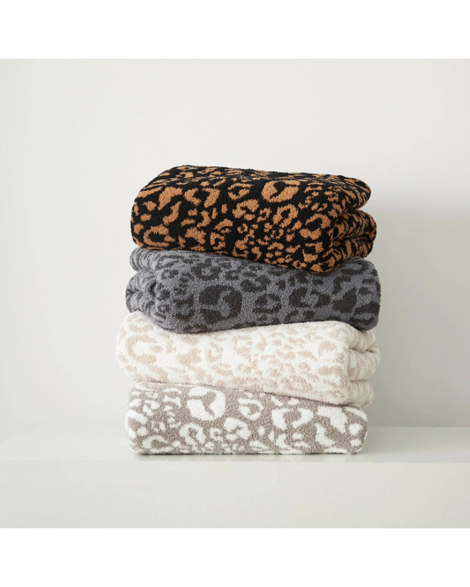 6 Cotton More Leopard Pattern Microfibre Winter Throw Blanket 130x160cm - Beige, 6 of 6
