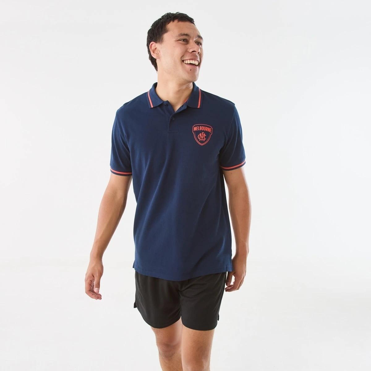 1 Official AFL Adult Polo Shirt Melbourne, 1 of 6