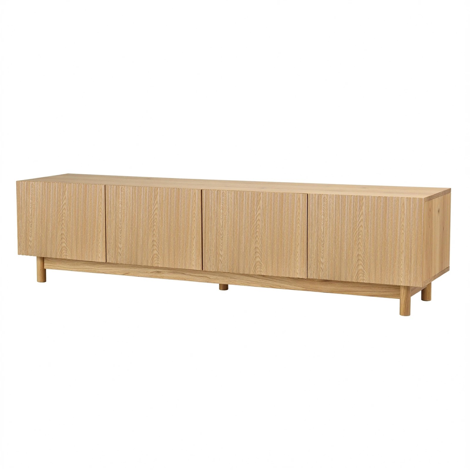 3 Artiss TV Unit Entertainment Unit Storage Cabinet 180cm - Natural, 3 of 9