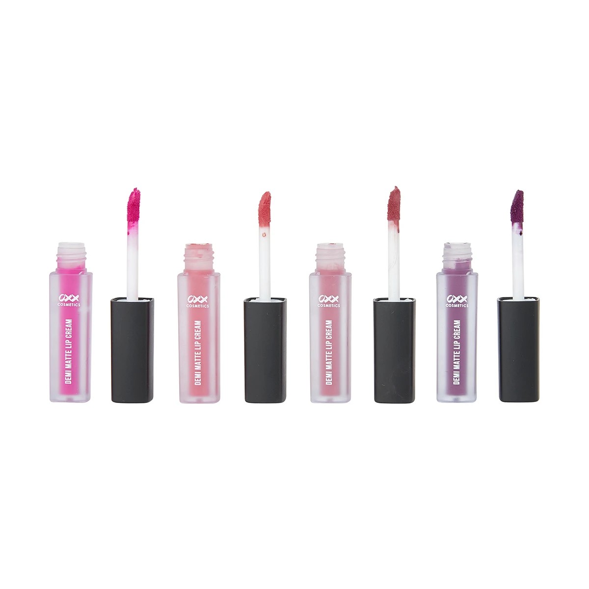 2 OXX Cosmetics 4 Piece Liquid Lip Demi Matte Liquid Lipstick - Berry, 2 of 5