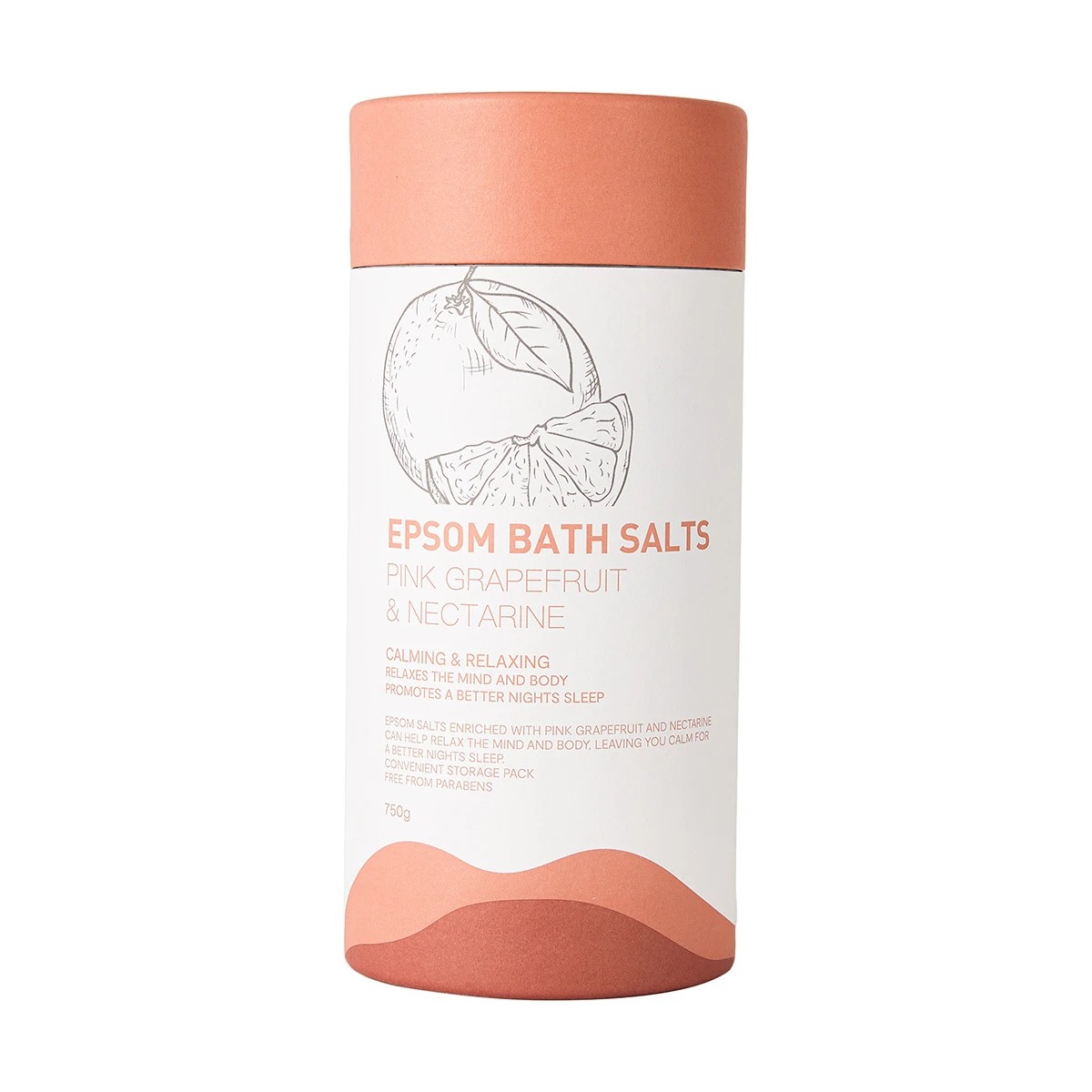 1 Epsom Bath Salts 750g - Pink Grapefruit and Nectarine, 1 of 6