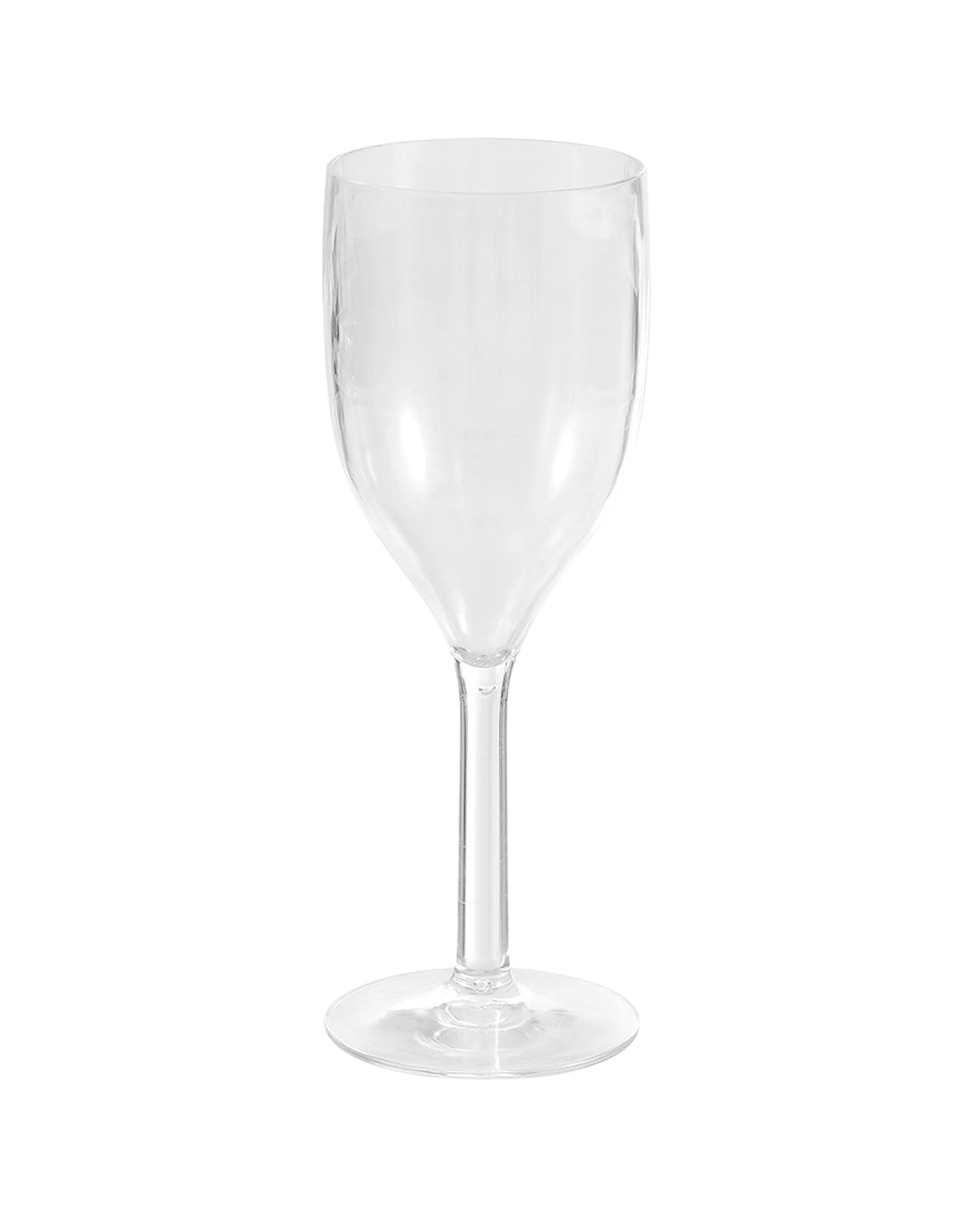 1 United Living Plastic Wine Glass 300ml - Clear, 1 of 1