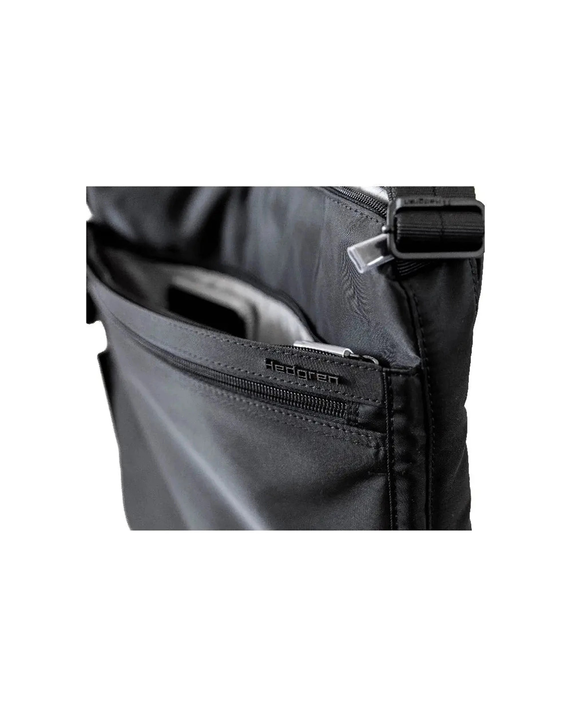 2 Hedgren Fanzine Shoulder Bag RFID Pocket Crossbody Bag Tablet Pouch - Black, 2 of 5