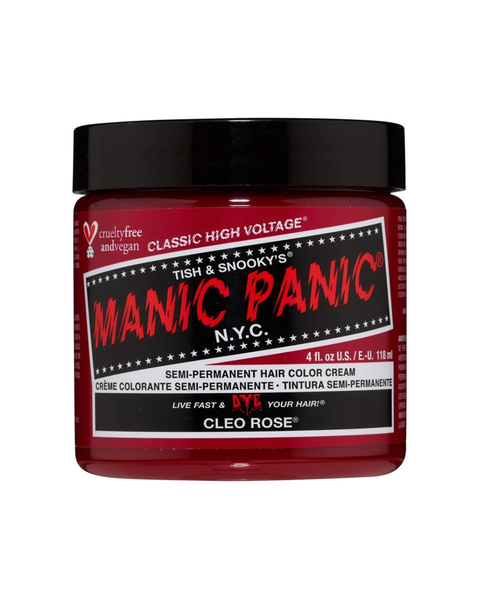 1 Manic Panic High Voltage Classic Hair Colour 118ml Cleo Rose - Pink, 1 of 1