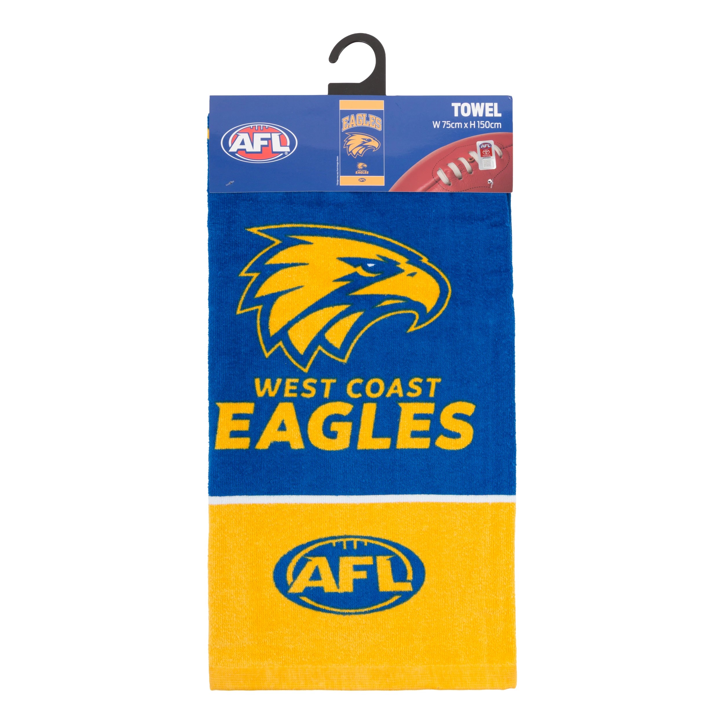 3 AFL West Coast Eagles Cotton Beach Towel, 3 of 4