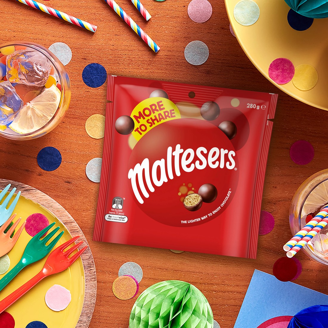 5 Maltesers Milk Chocolate Snack & Share Bag 280g, 5 of 7