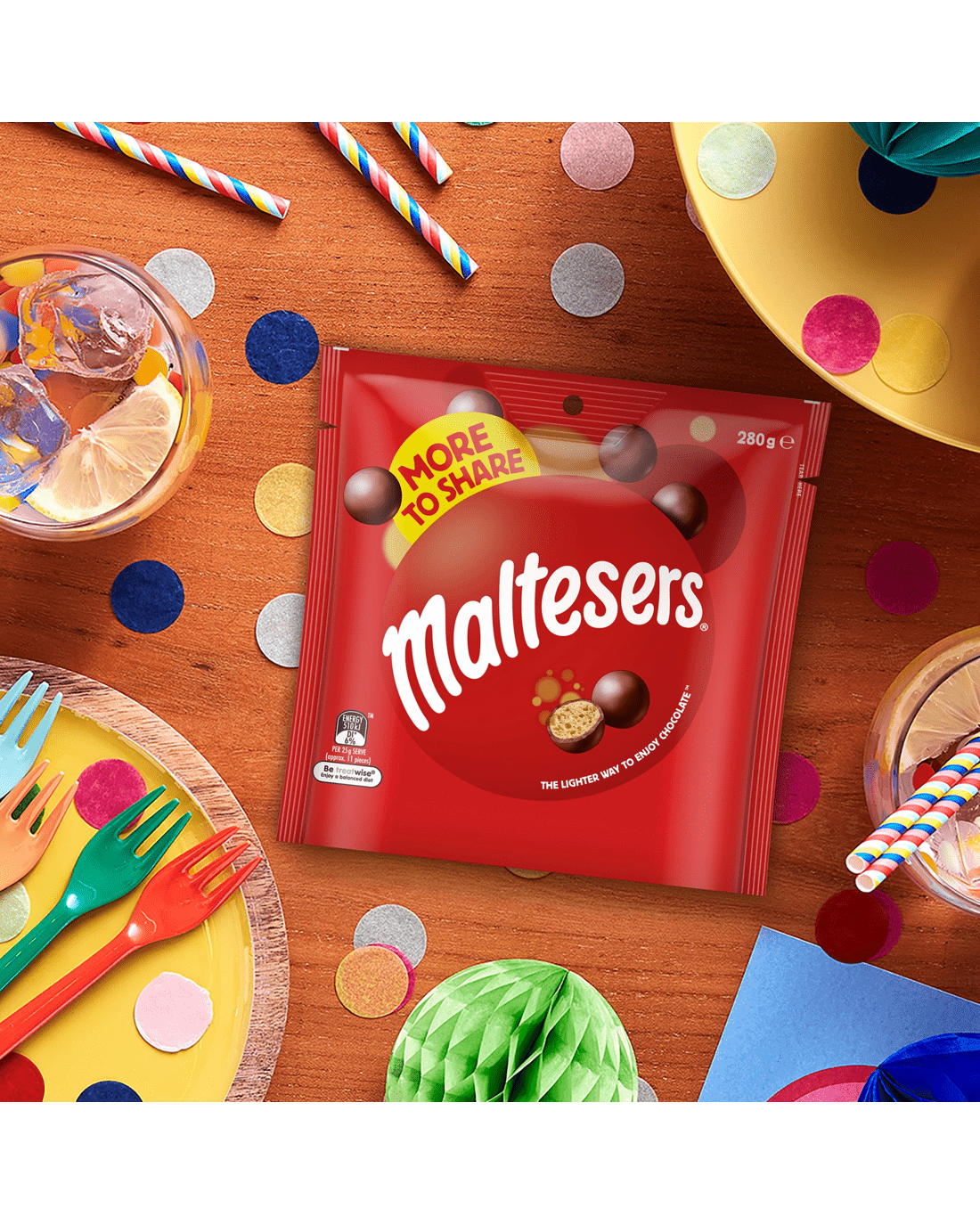 5 Maltesers Milk Chocolate Snack & Share Bag 280g, 5 of 7