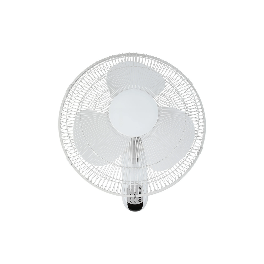 2 Heller 40cm Wall Mounted 3 Speed Air Cooling Fan W/ Remote Control/timer - White, 2 of 3