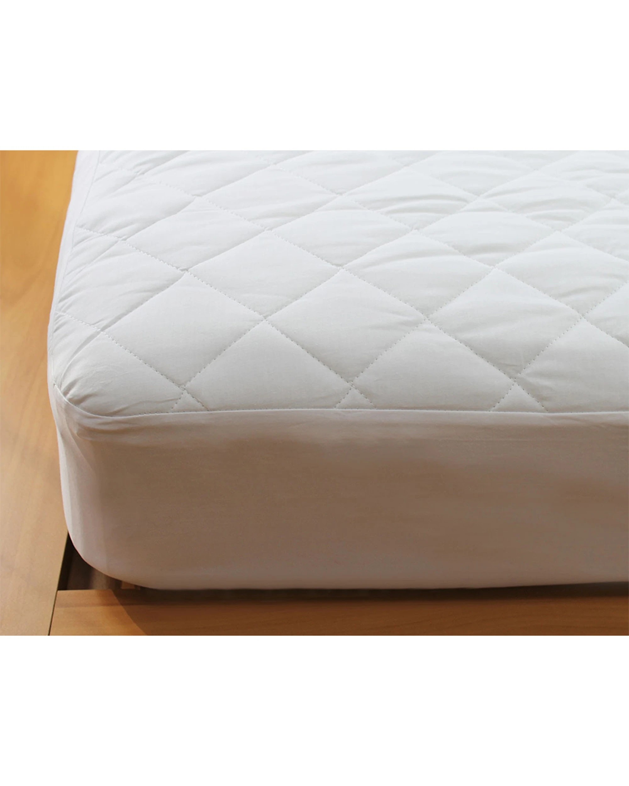 1 Jason Commercial Hygiene Plus Mattress Protector 183x203cm - White, 1 of 1
