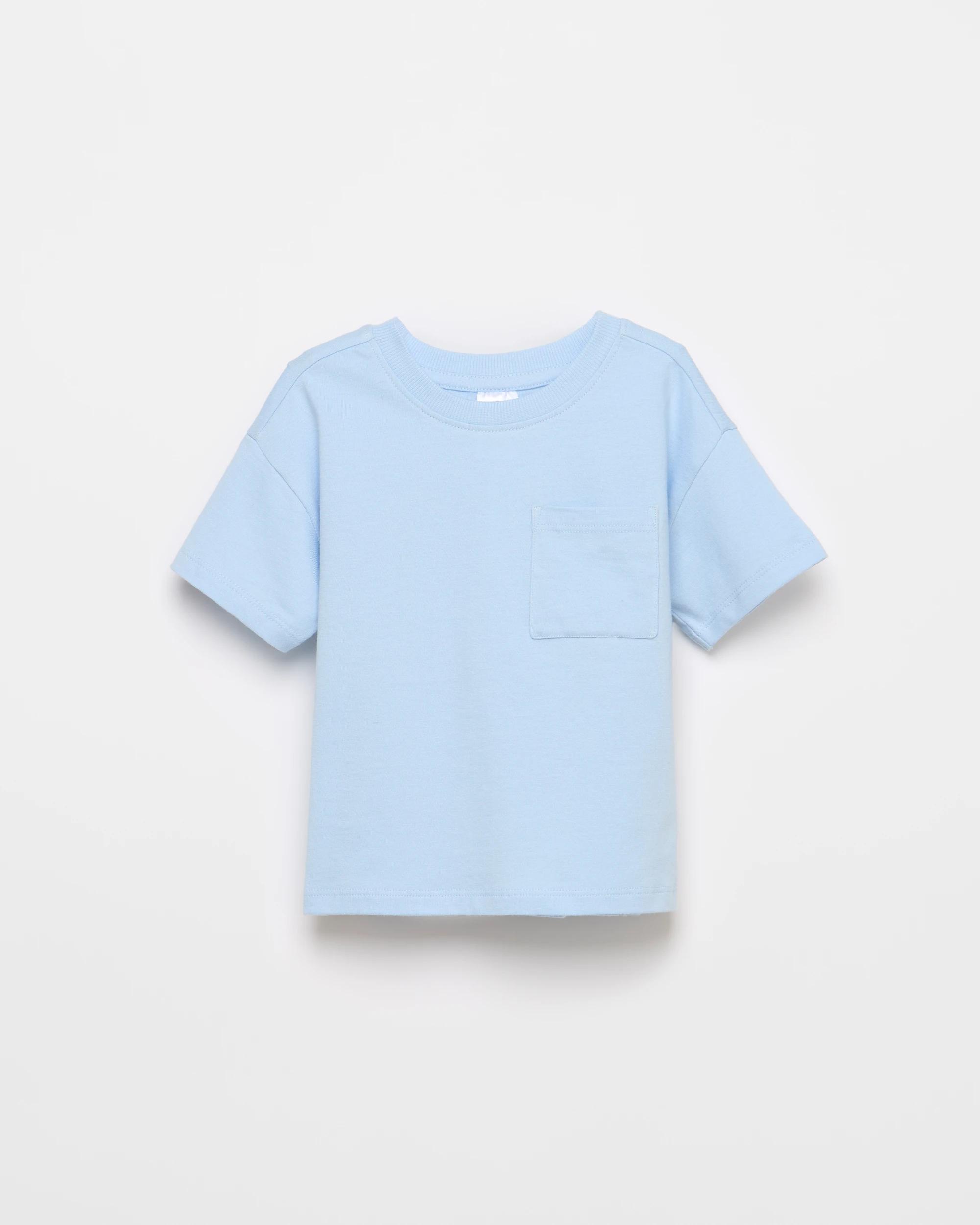 1 Target Baby Cotton Jersey Chest Pocket T-shirt TIDAL BLUE, 1 of 2