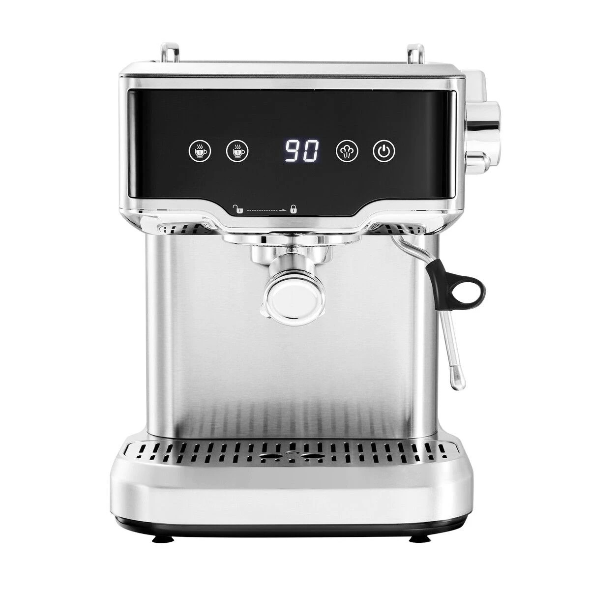 2 Maxkon Espresso Coffee Machine 20 Bar Stainless Steel Portable Latte Cappuccino Maker 2L Home Office Cafe Milk Frother, 2 of 6