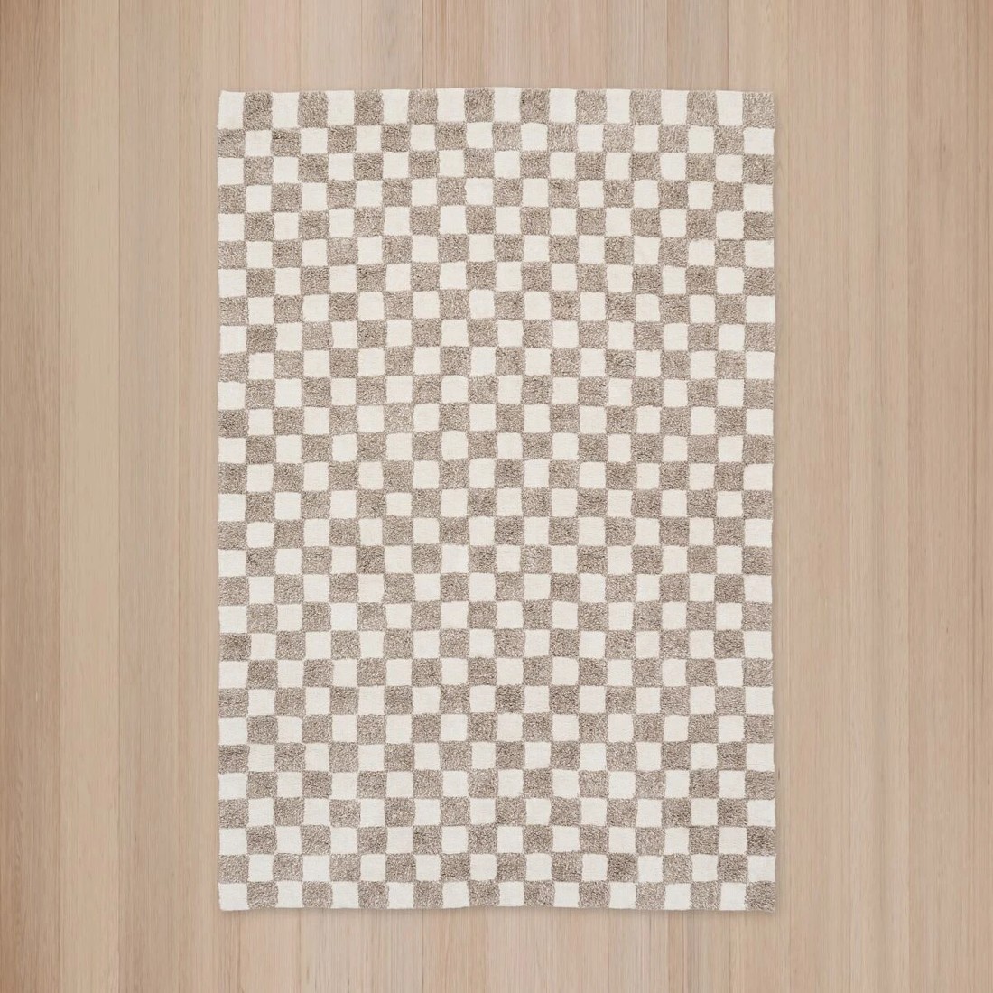 5 Checkerboard Rug - Beige, Extra Large - 270cm x 180cm, 5 of 7