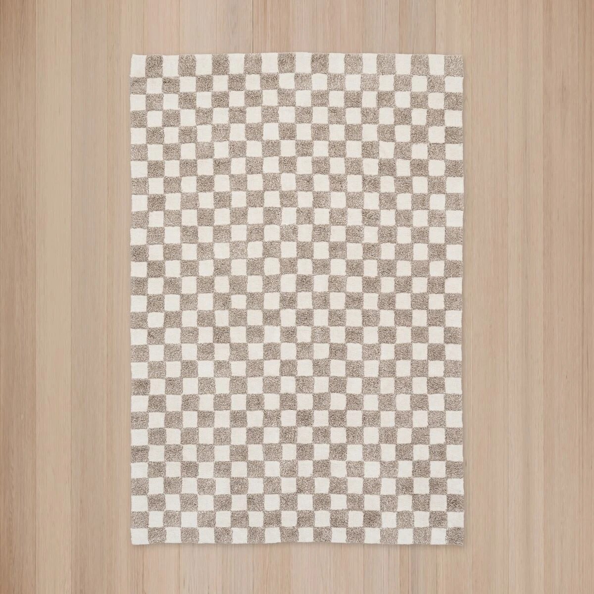 5 Checkerboard Rug - Beige, Extra Large - 270cm x 180cm, 5 of 7