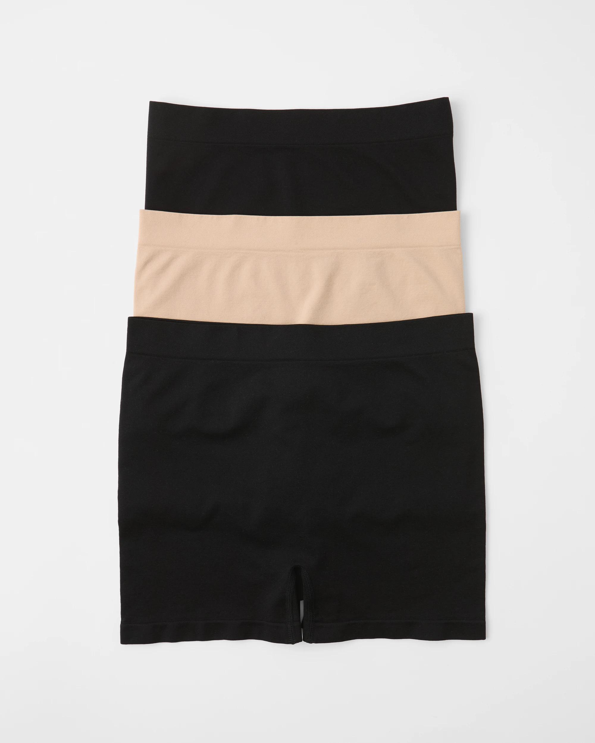 1 3 Pack Seamfree Boyshorts Blk Lf Blk, 1 of 6