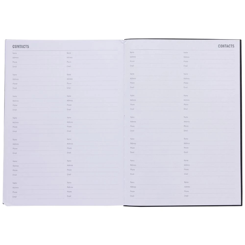 6 Otto A4 Day to Page Urban Undated Diary Charcoal, 6 of 6