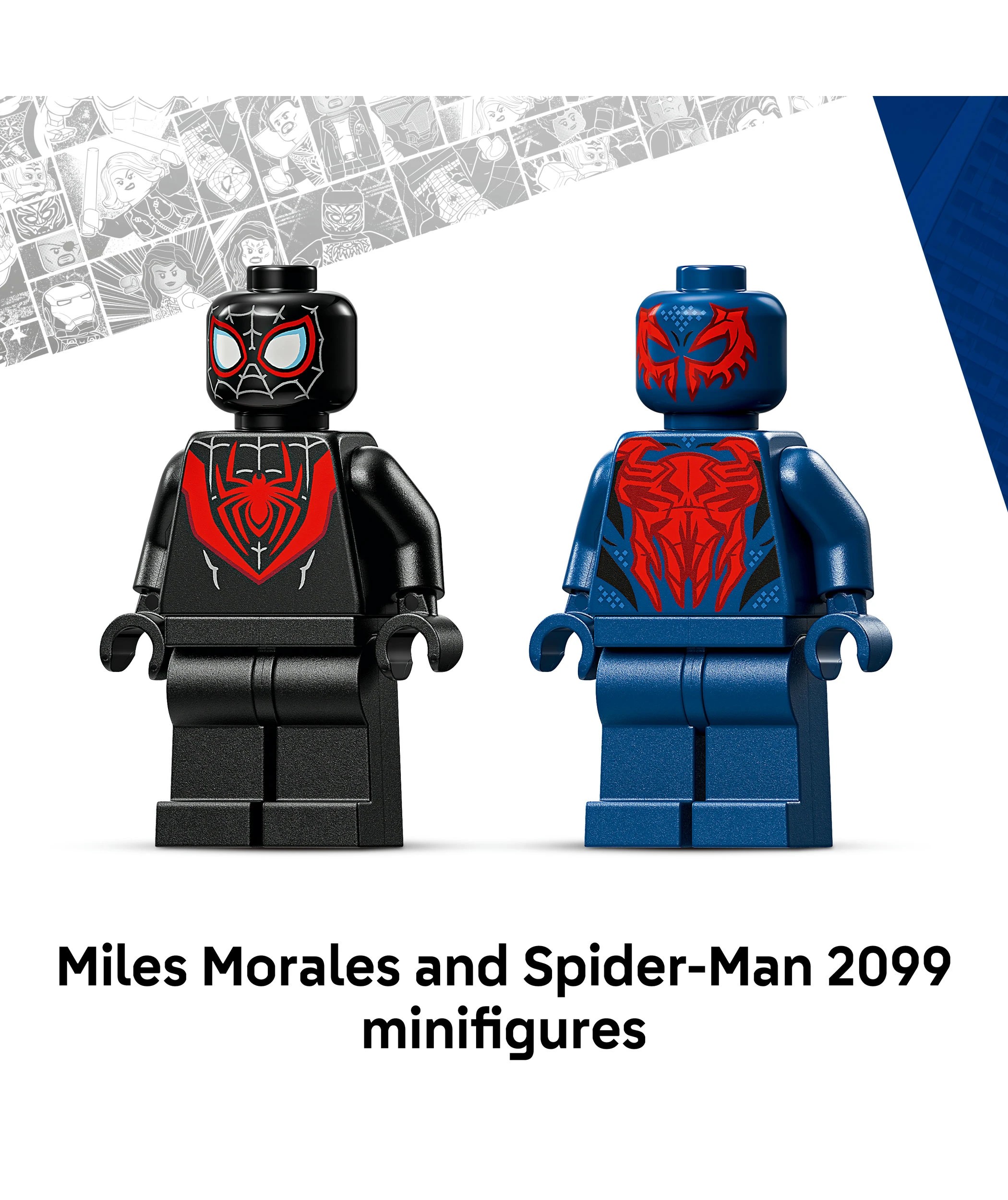 6 LEGO Super Heroes Miles Morales Mech vs. Spider-Man 2099 76337, 6 of 10