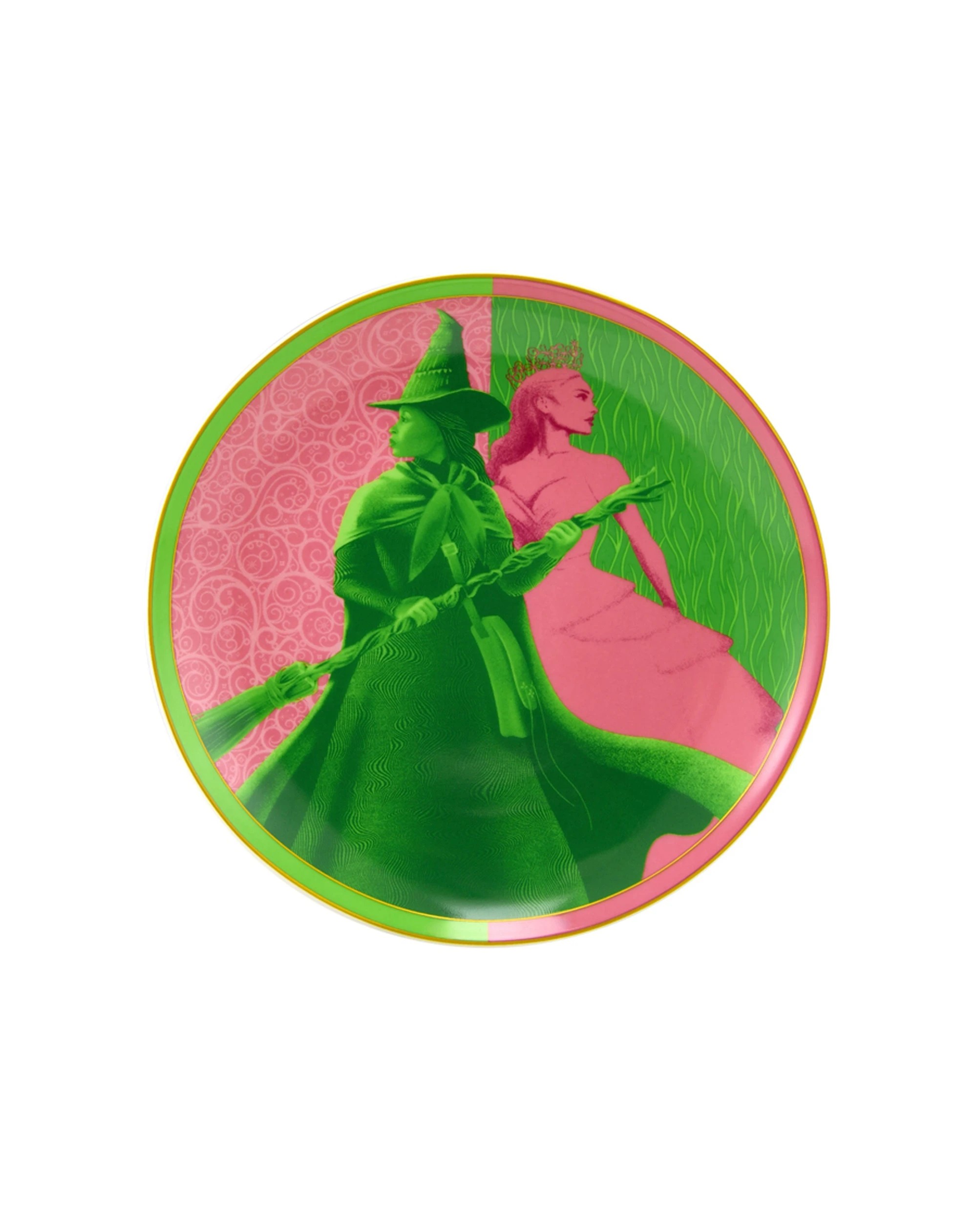 1 Maxwell & Williams Wicked Magical Coupe Side Plate 19cm - Green, 1 of 3