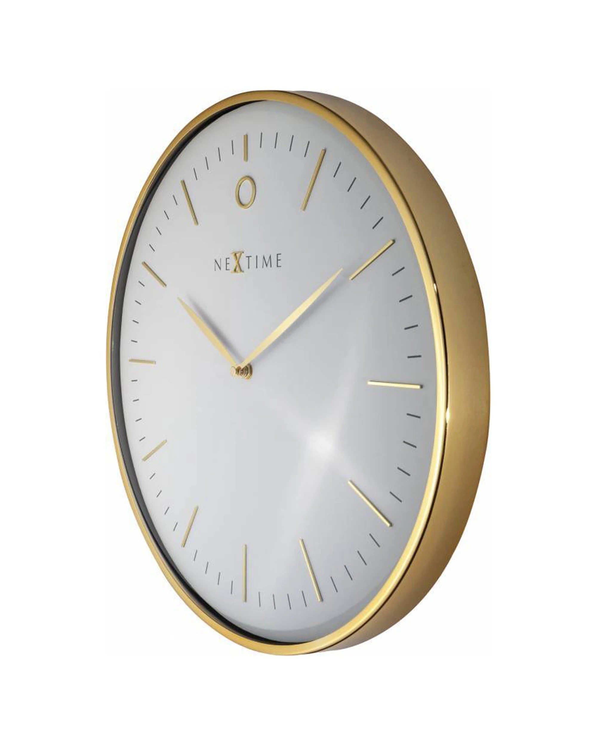 4 NeXtime Glamour Wall Clock Silent Sweep Movement Dome Glass 40cm - Multi, 4 of 4
