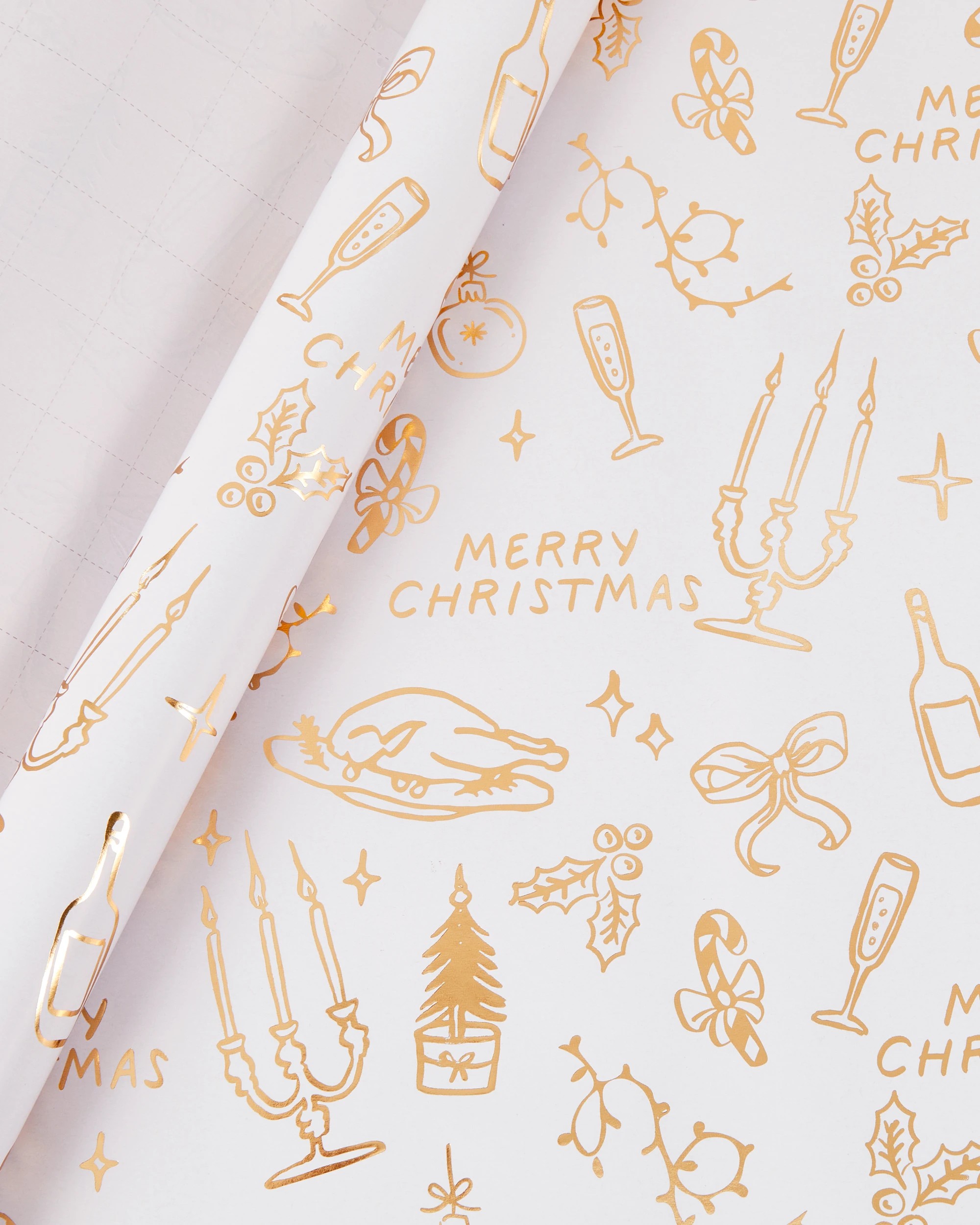 1 4m Merry Icons Gift Wrapping Paper, 1 of 4